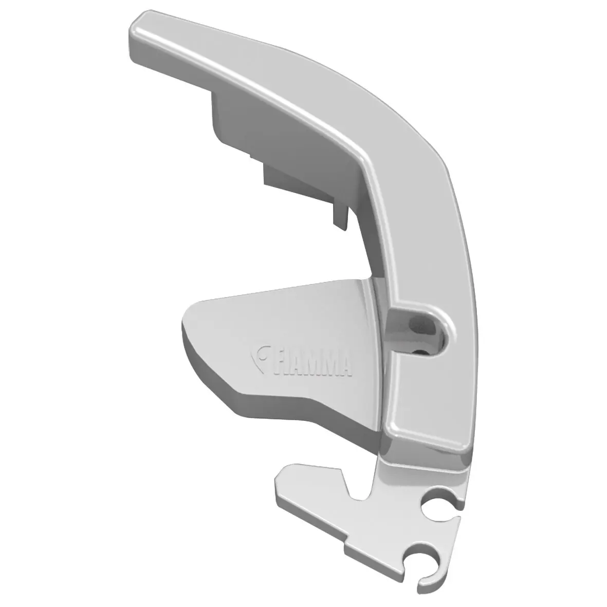 Frontblendenverschluss, links, titanium