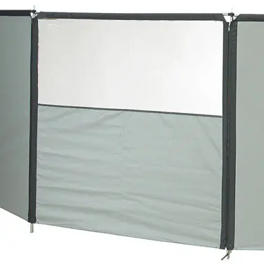 Flex Grey Windschutz Erweiterung, mit Fenster