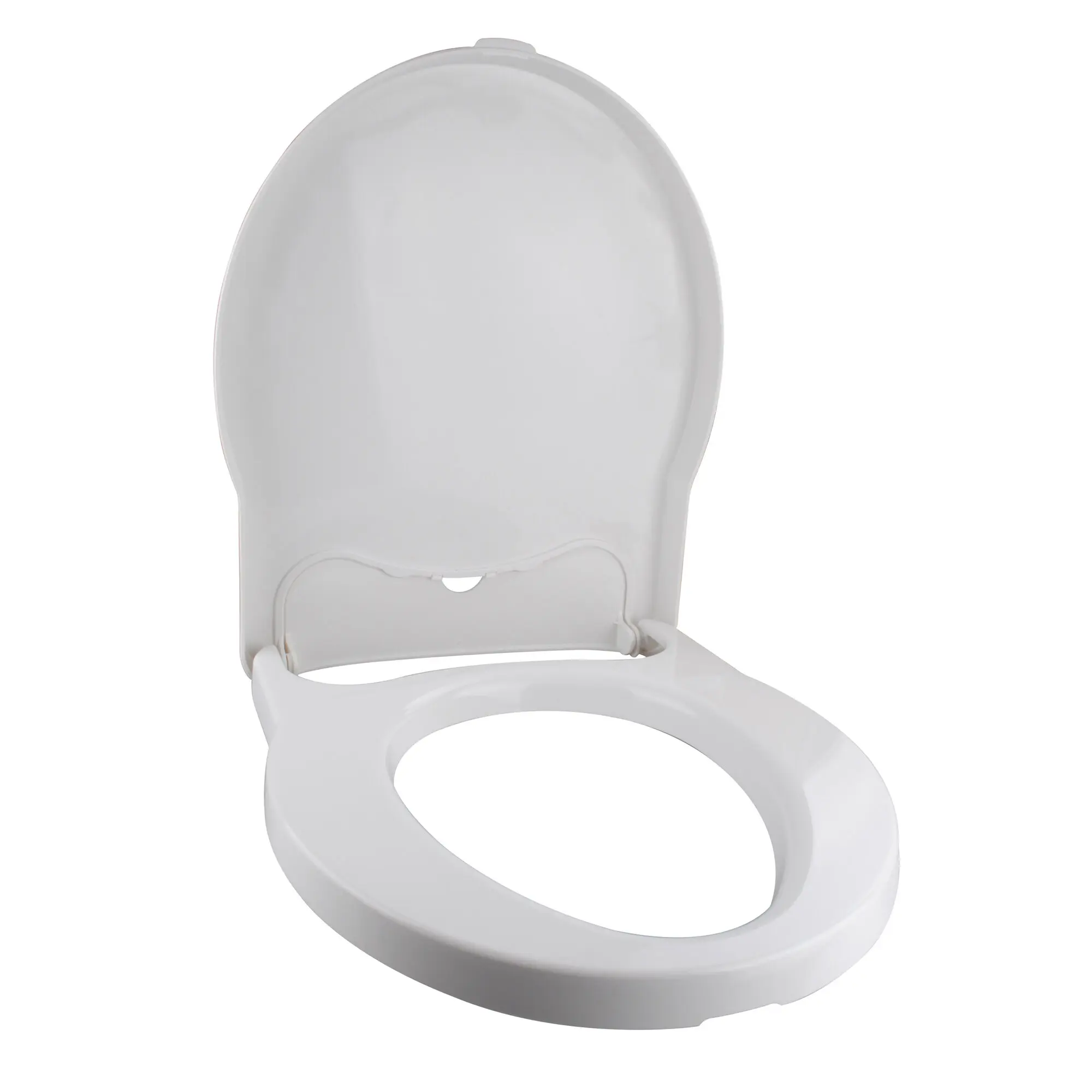Toilettensitz mit Deckel, signalweiß