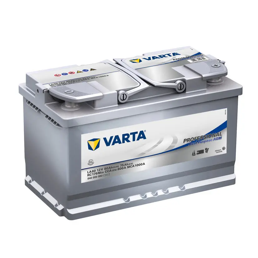 AGM Batterie Dual Purpose, 80 Ah