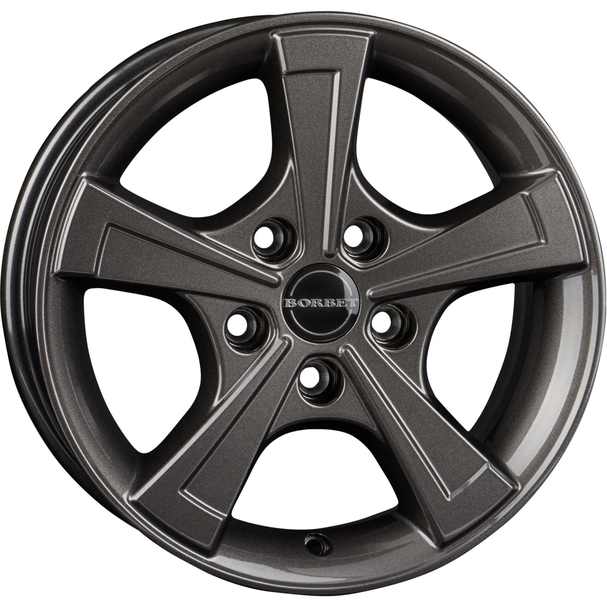 Aluminiumfelge CWT für Wohnwagen, 1100 kg, mistral anthracite glossy, 6 x 15"