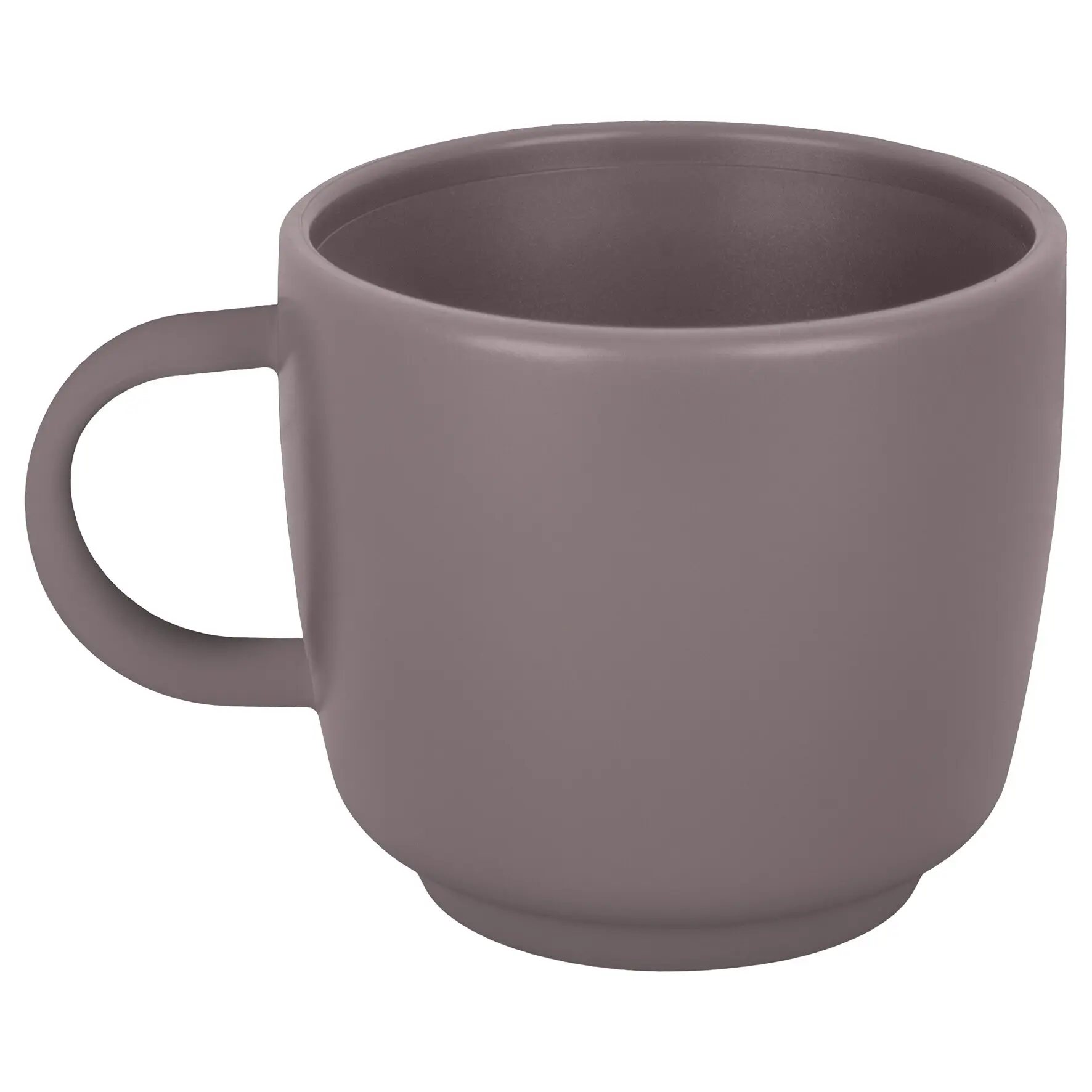 Henkelbecher Cappuccino, brombeer