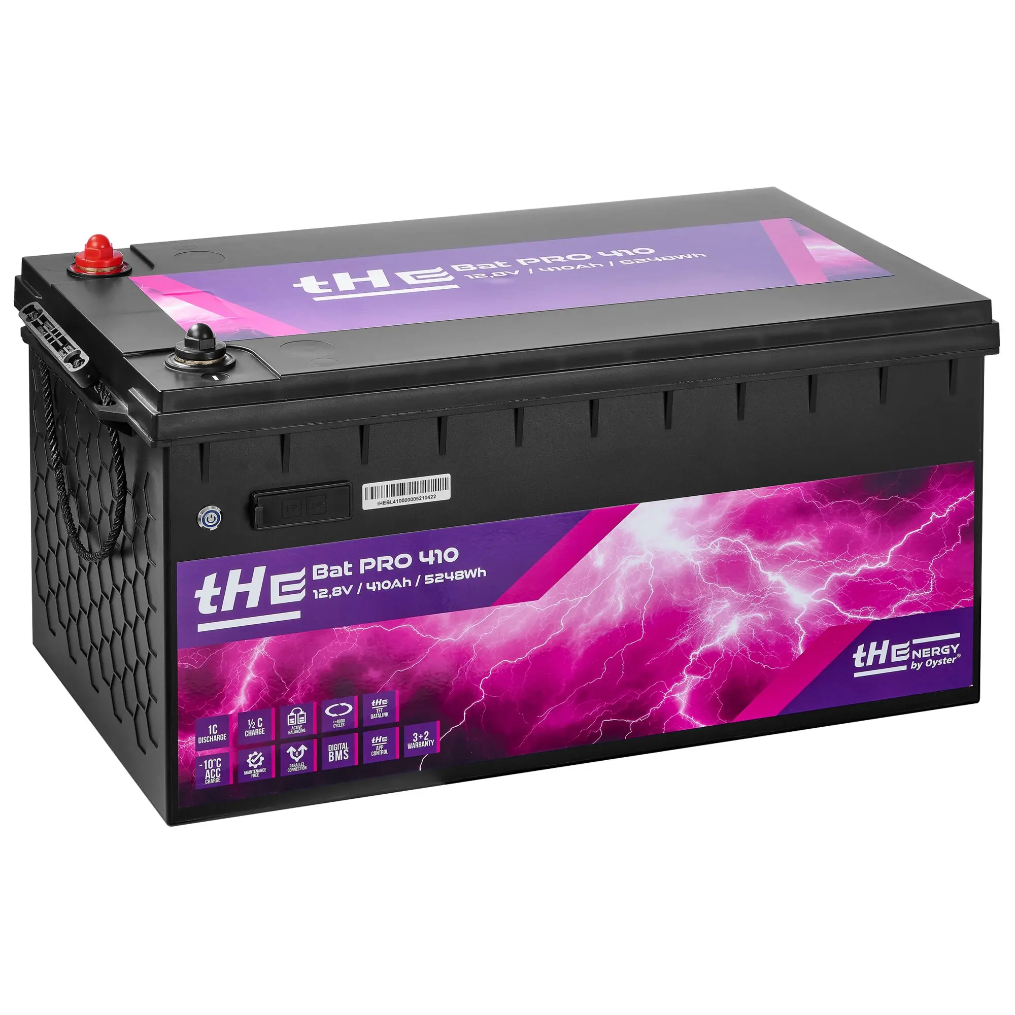 Lithium Batterie Premium LiFePO4 tHE BatPro 410, 12,8 V, 410 Ah