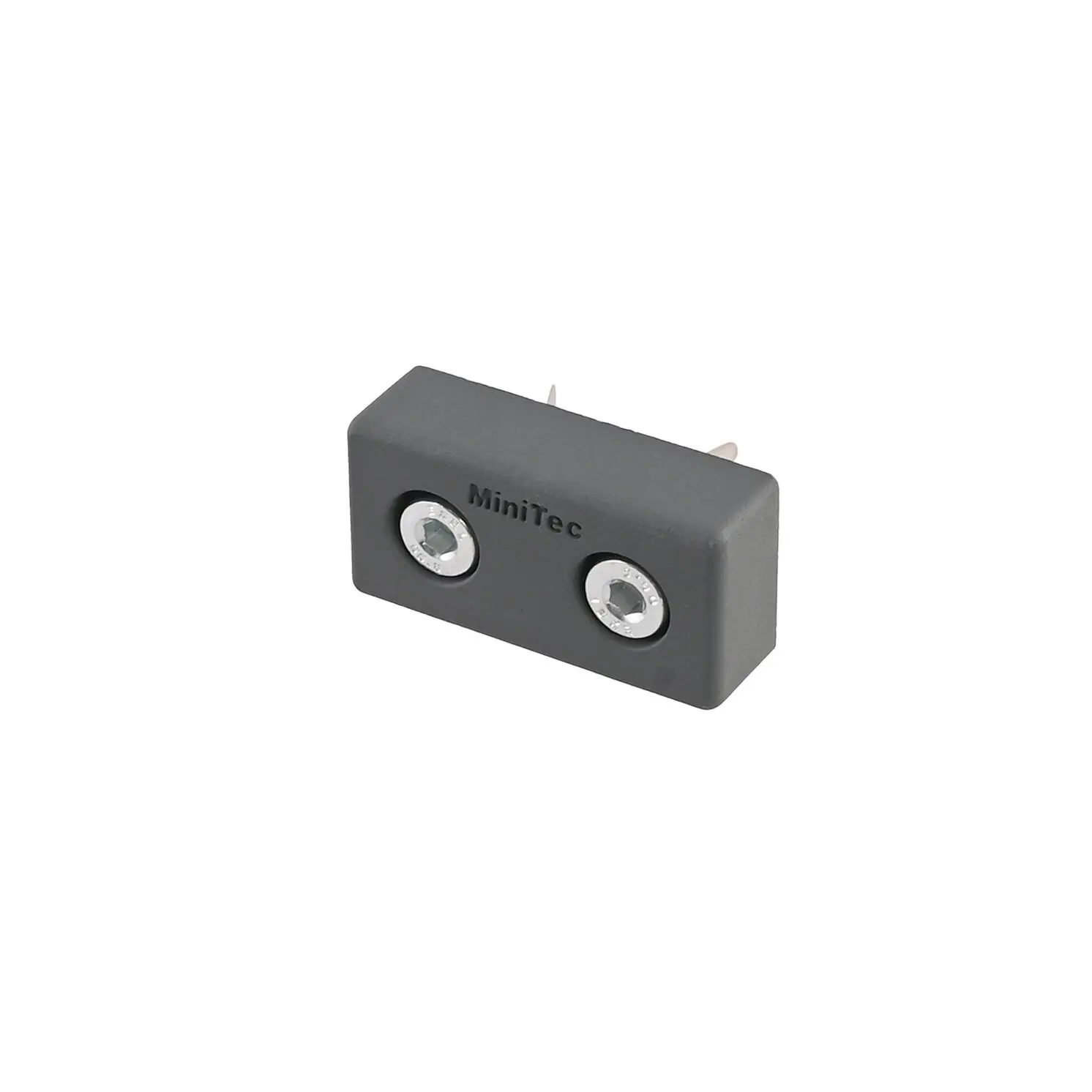 Verbindungsplatte 30 x 60 mm, Gleitmutter mit Federblech