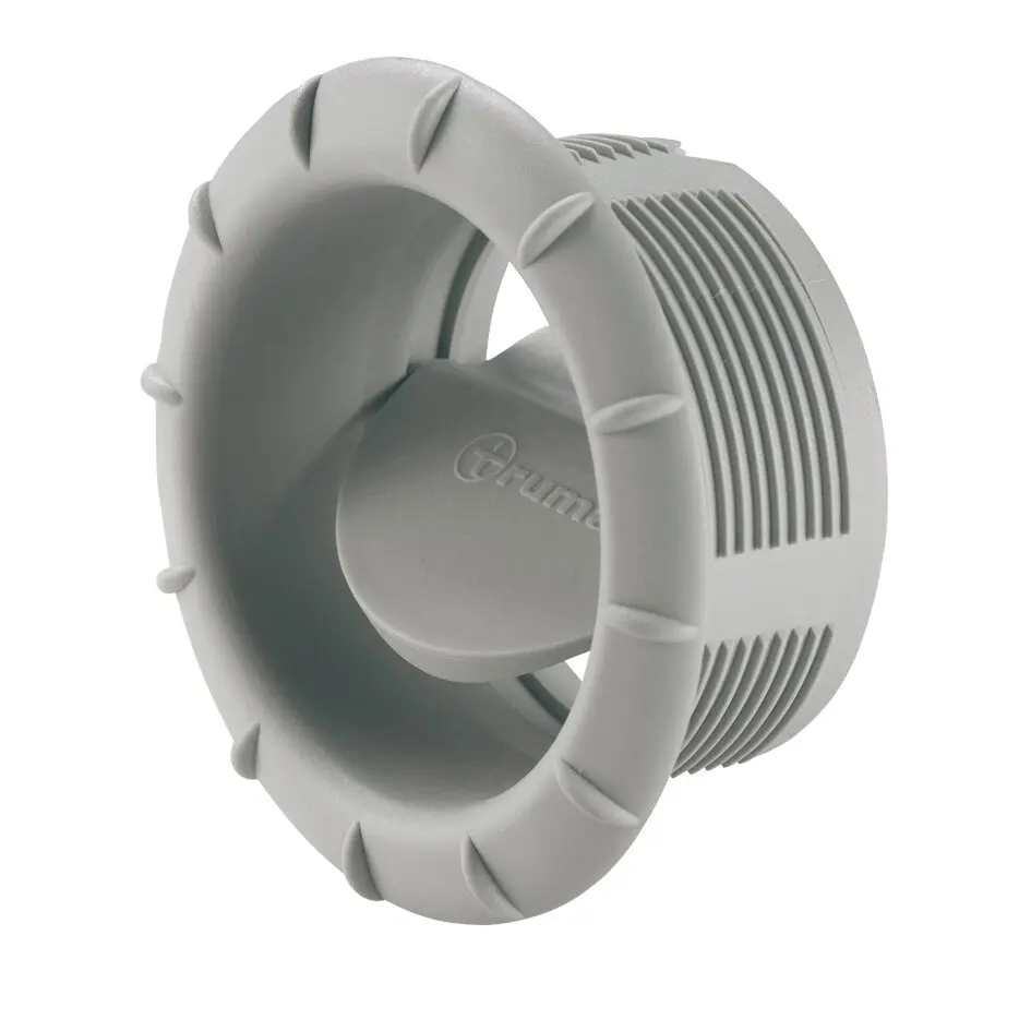 End Piece EN with Air Flap, grey