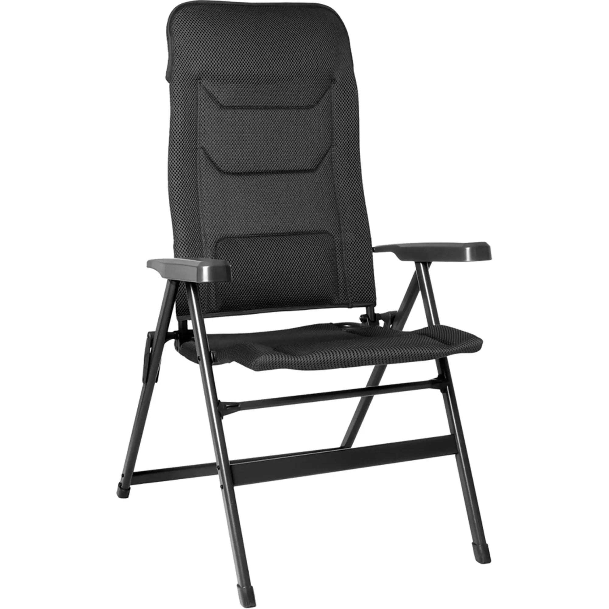 Campingstuhl Aravel Vitachic, anthrazit, 126 cm