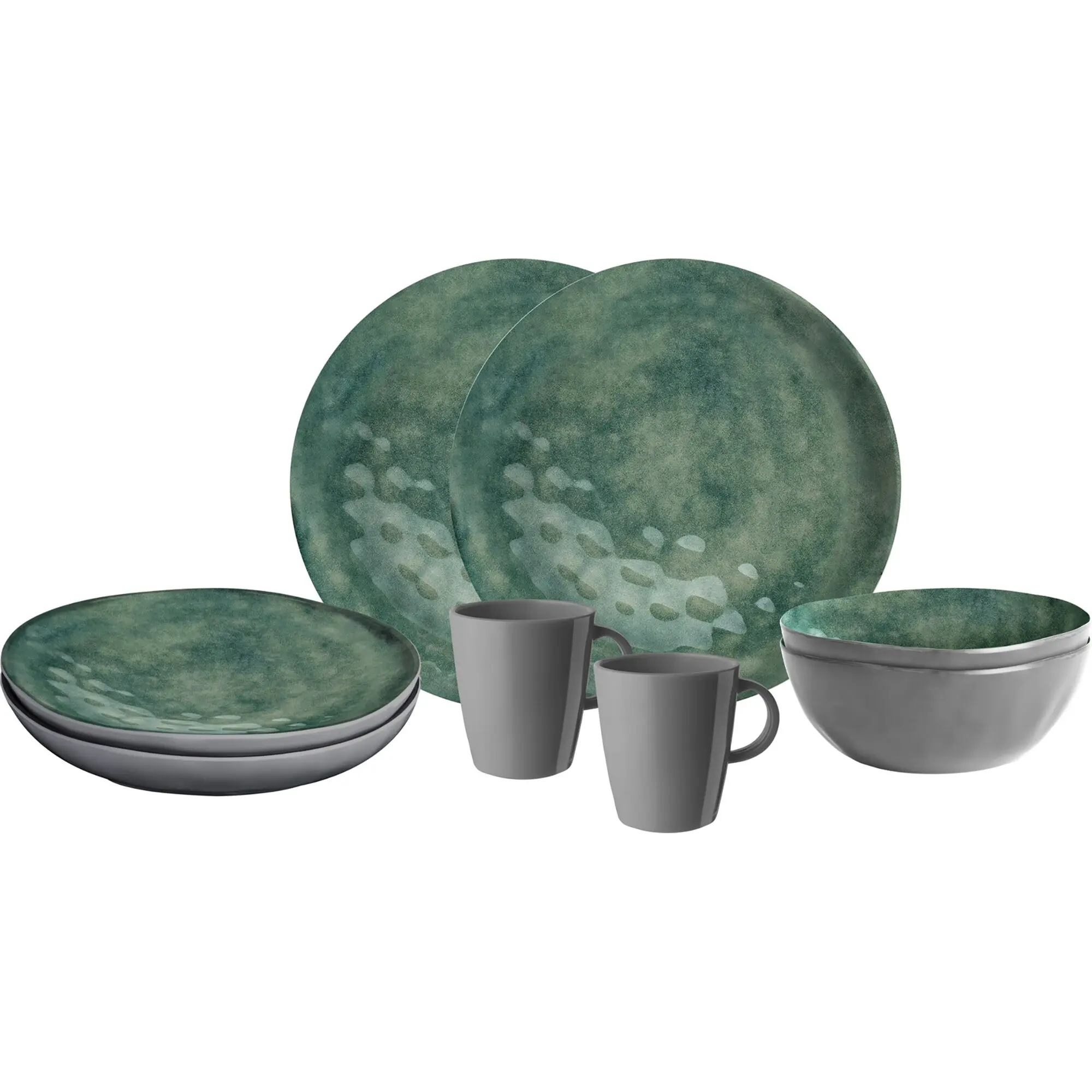 Venetian Sea Green tableware set, 8-piece tableware set