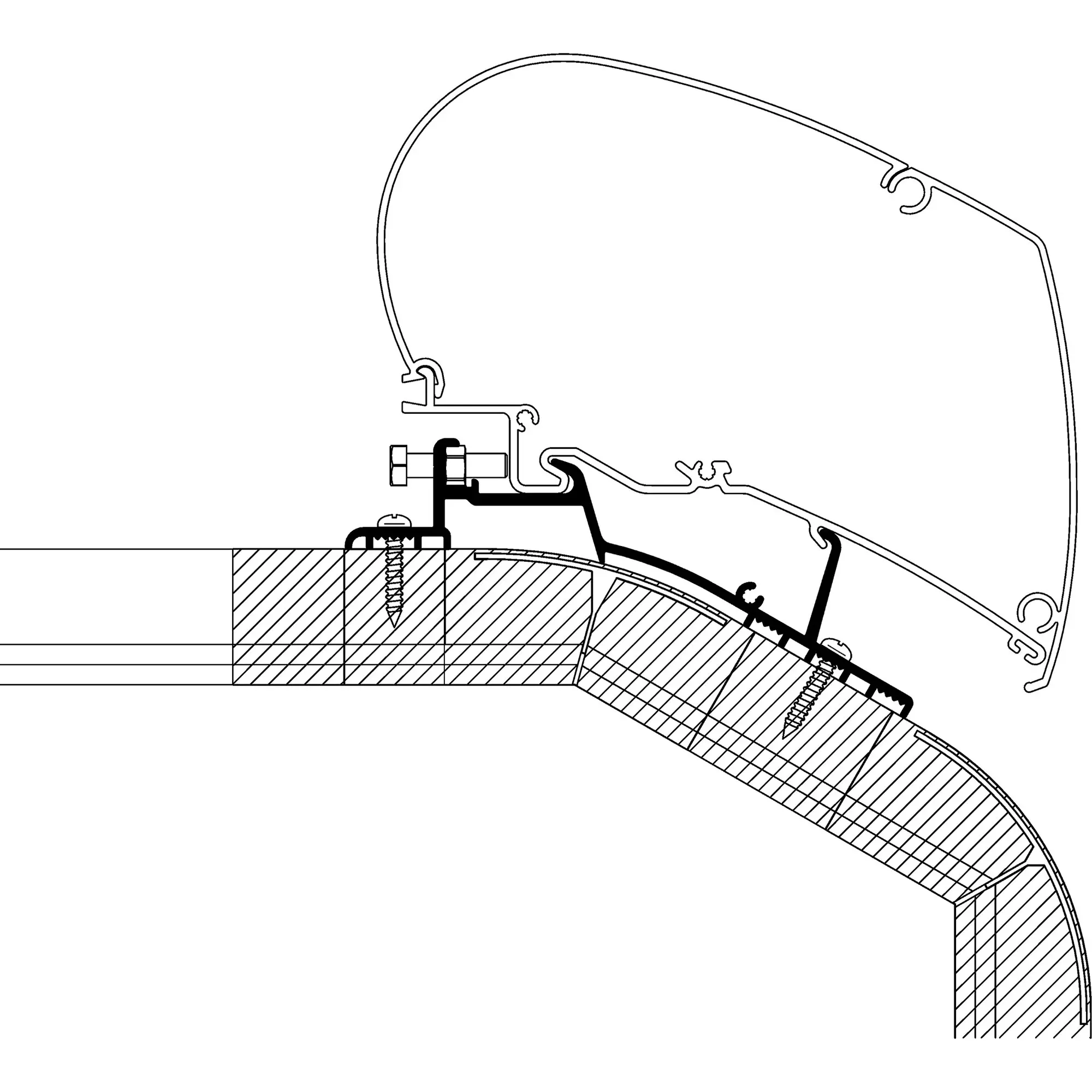 Adapter LMC Explorer And Cruiser Built Since 2018 For TO Series 6 And 9, 4 m