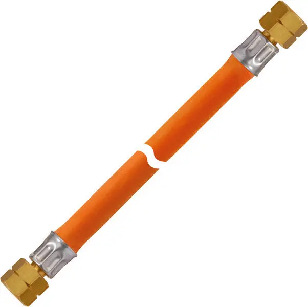 Mitteldruck-Schlauchleitung MS 10 bar, 400 mm, G 1/4 LH-ÜM x G 1/4 LH-ÜM