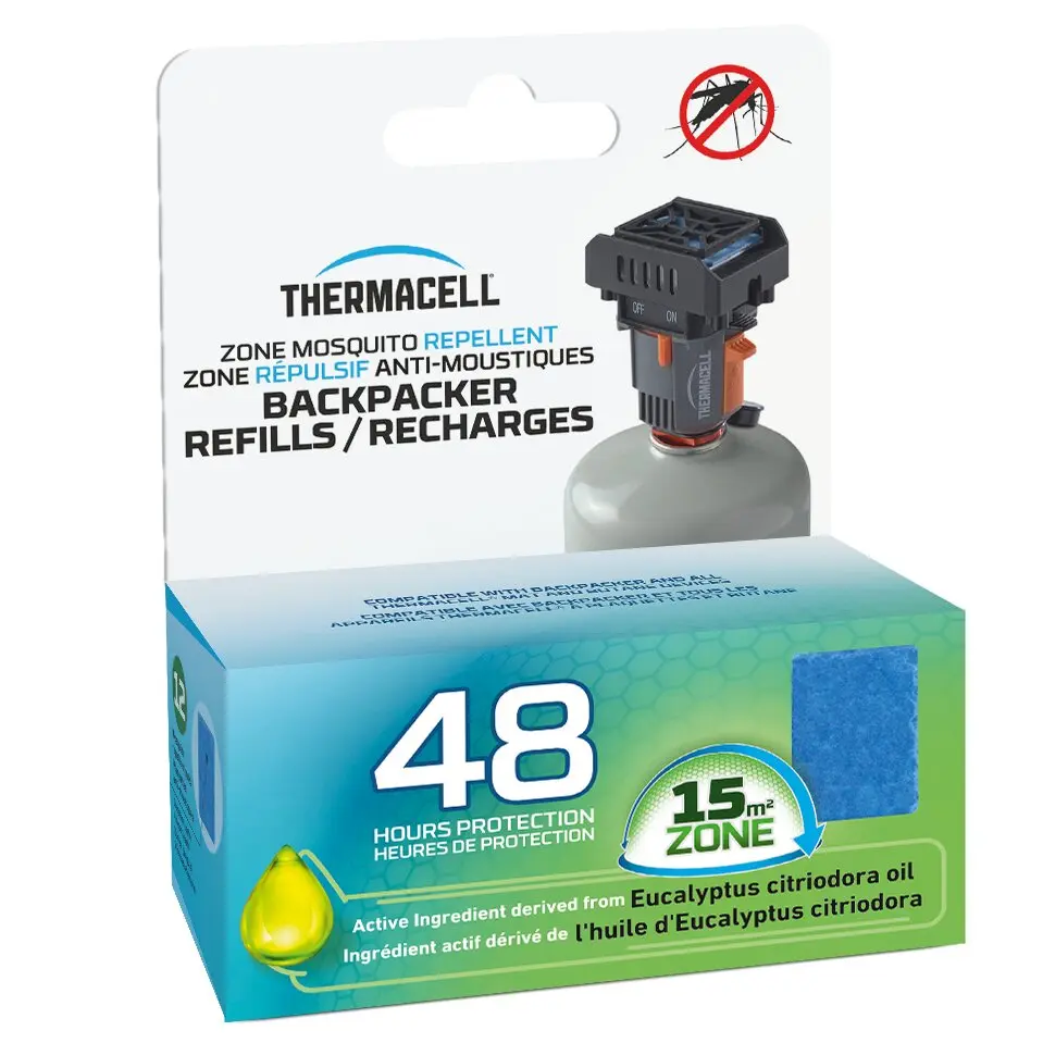 Mückenabwehr Nachfüllpack M-48 für Backpacker PT-19 Thermacell