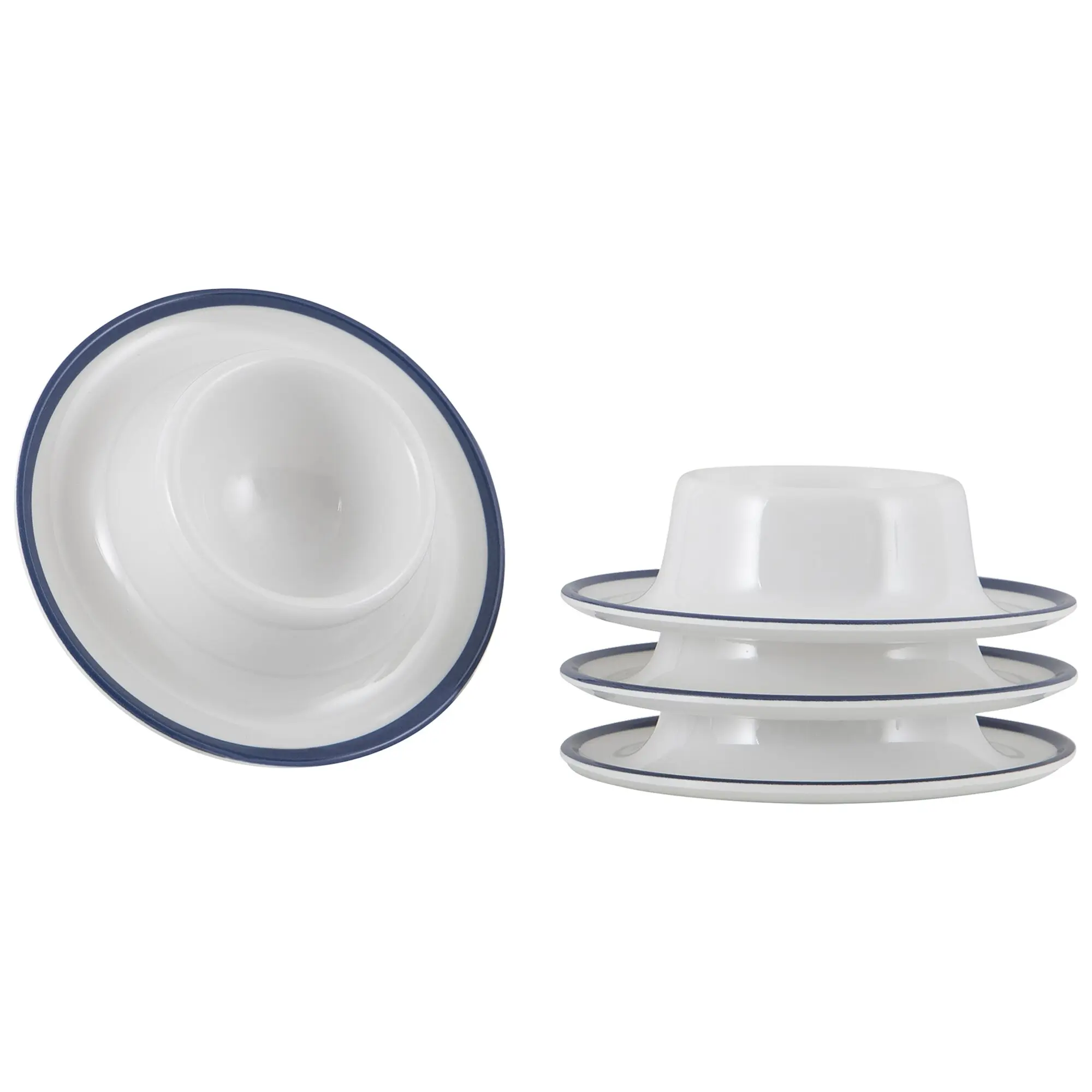 Eierbecher Linea Line, blau, 4er-Set