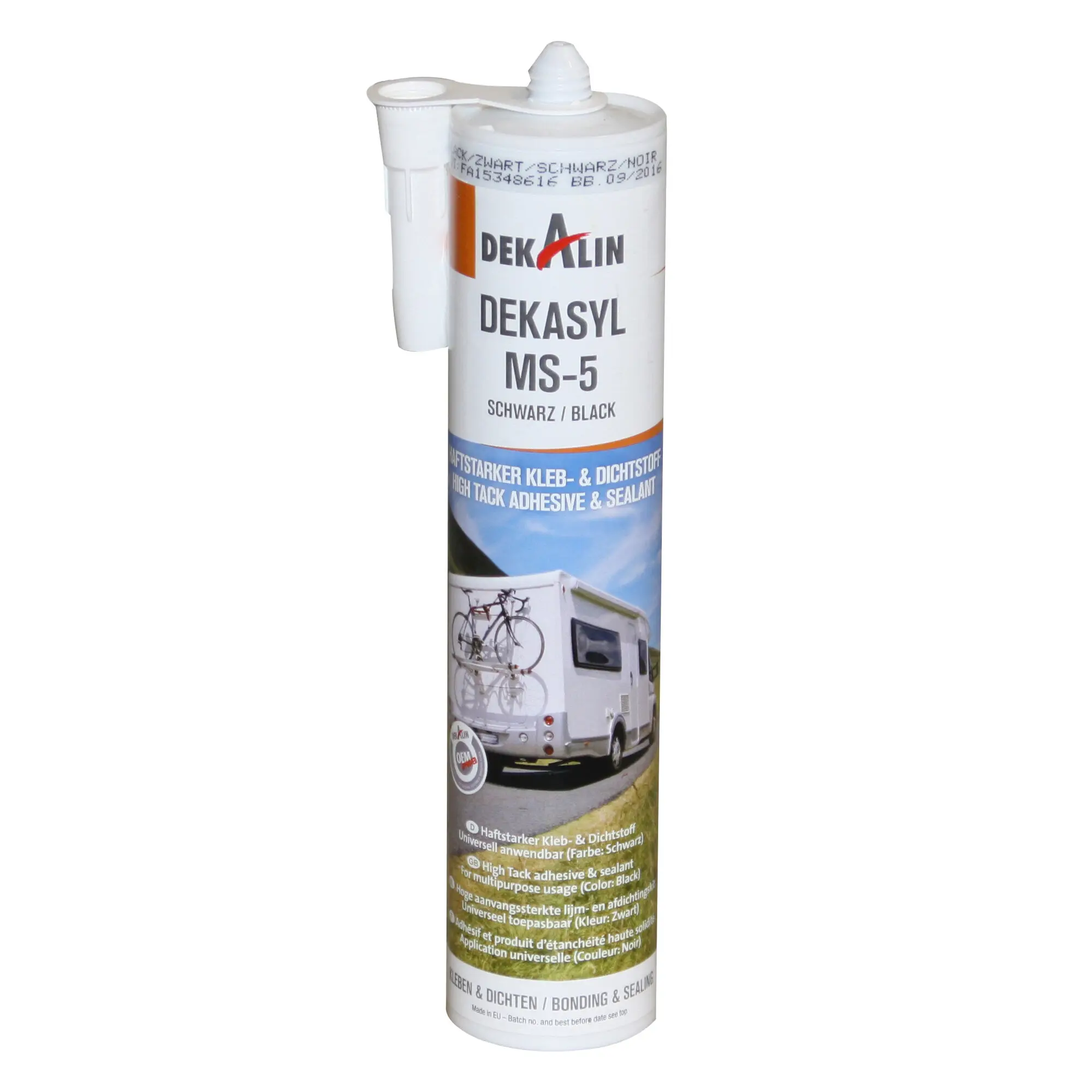 Kraftkleber und Dichtstoff DEKASYL MS-5, schwarz, 290 ml
