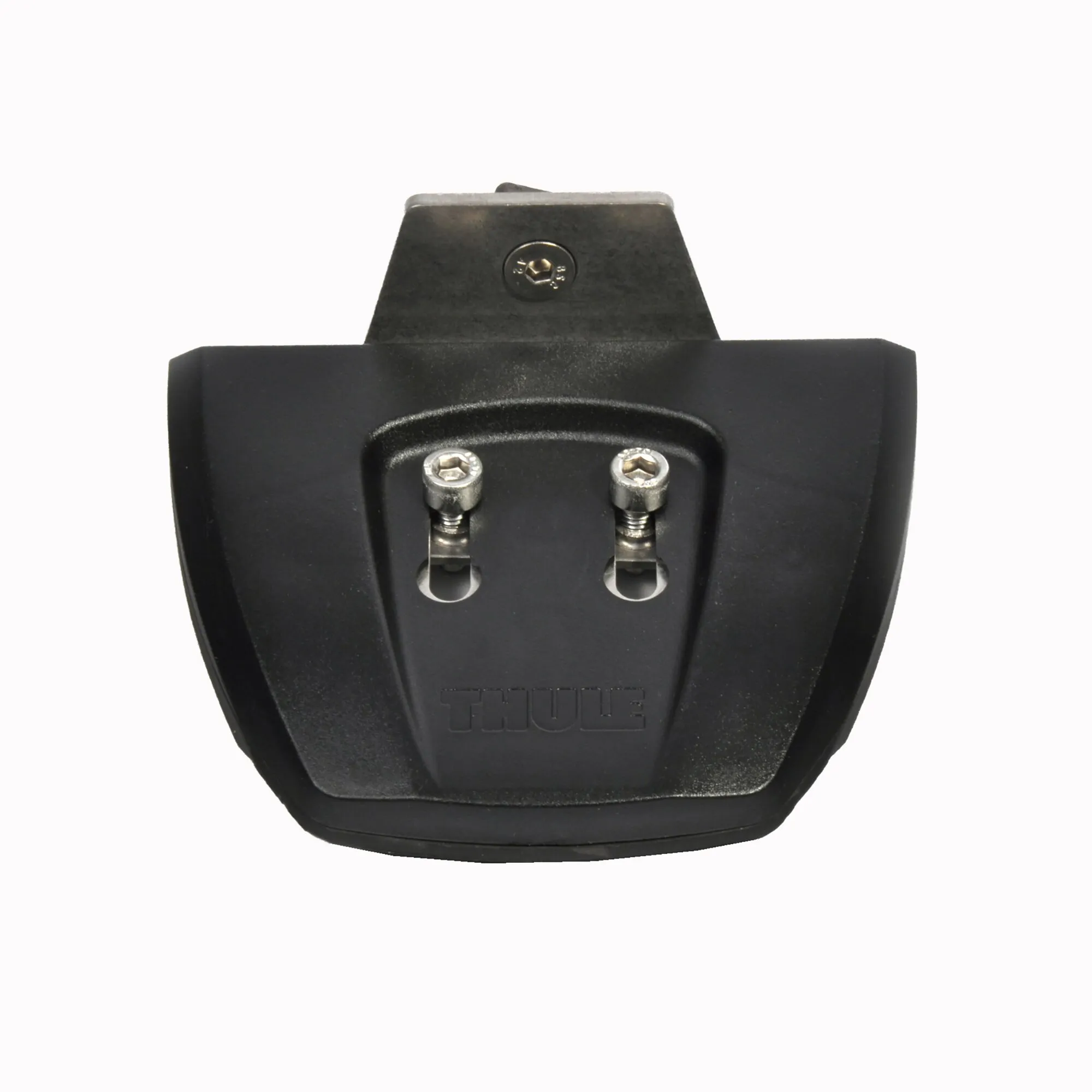 Schwarzer Dachadapter Smart Clamp mit zwei verstellbaren Innensechskantschrauben und Metallhalterung für Fiat Ducato H2 ab 07/2006