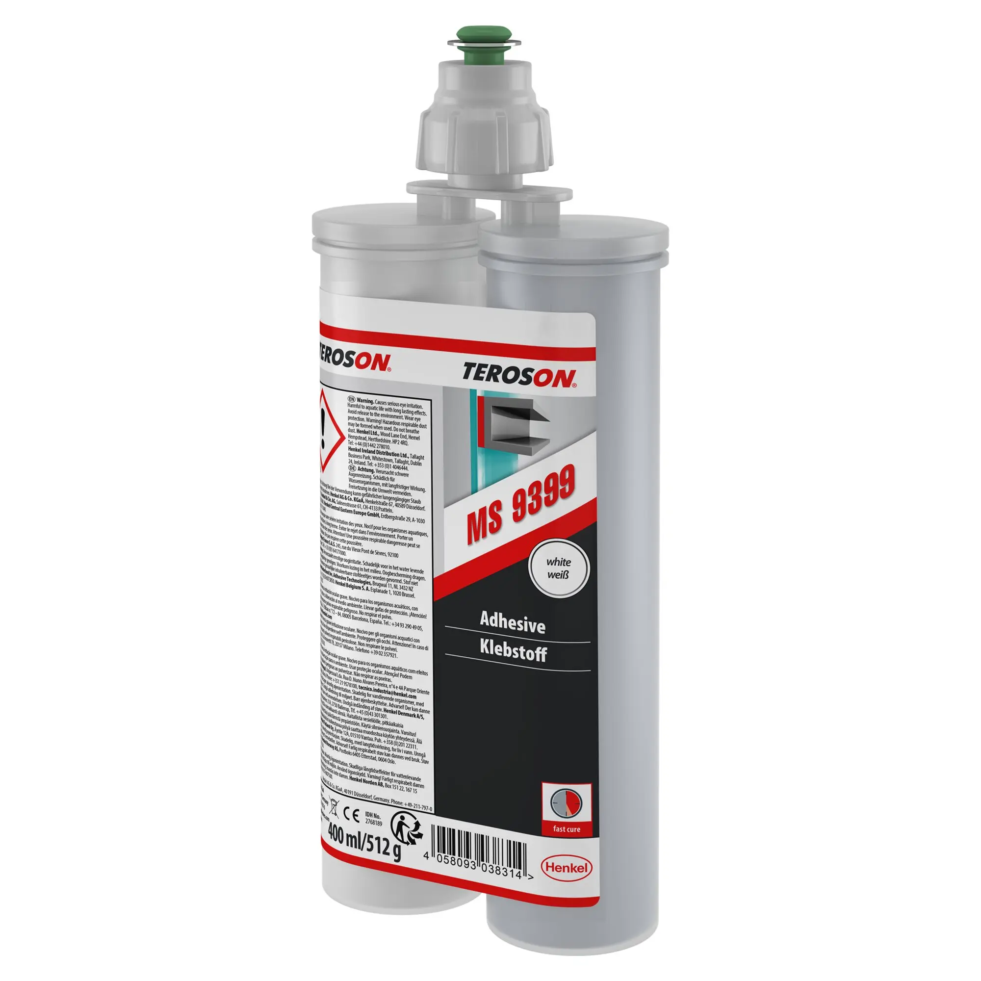 2-Komponenten-Klebstoff MS 9399, weiß, 400 ml