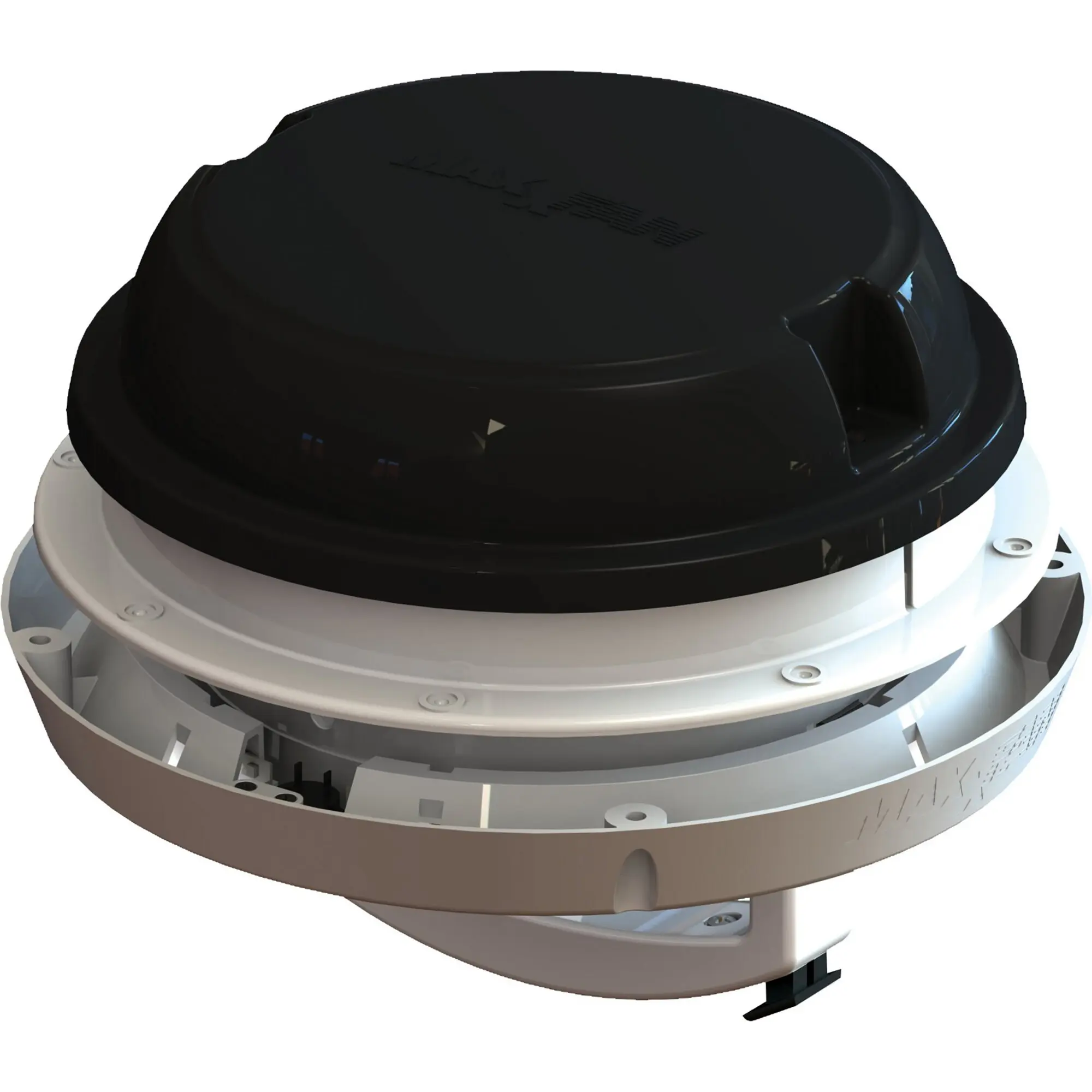 MaxxFan Dome mit LED, schwarz