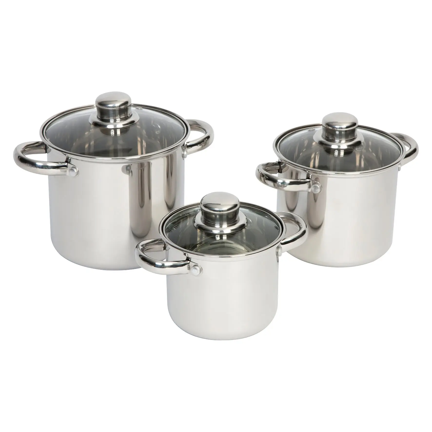 Kochtopfset Royal Plus, Edelstahl