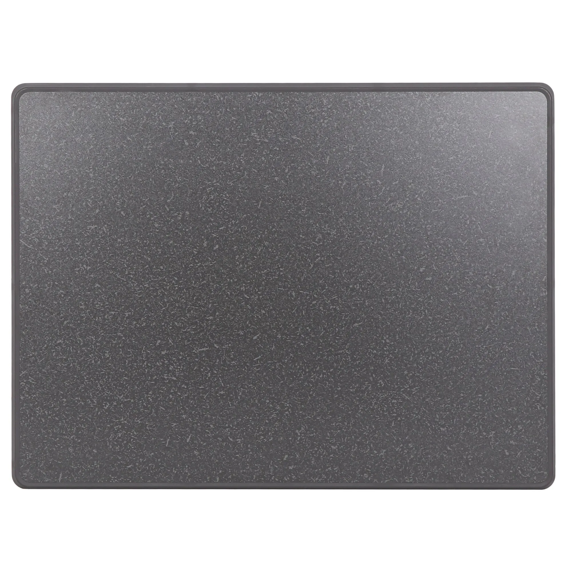 Dunkle, rechteckige Tischplatte des Campingtischs Aircolite blackedition mit abgerundeten Ecken, 80 cm lang