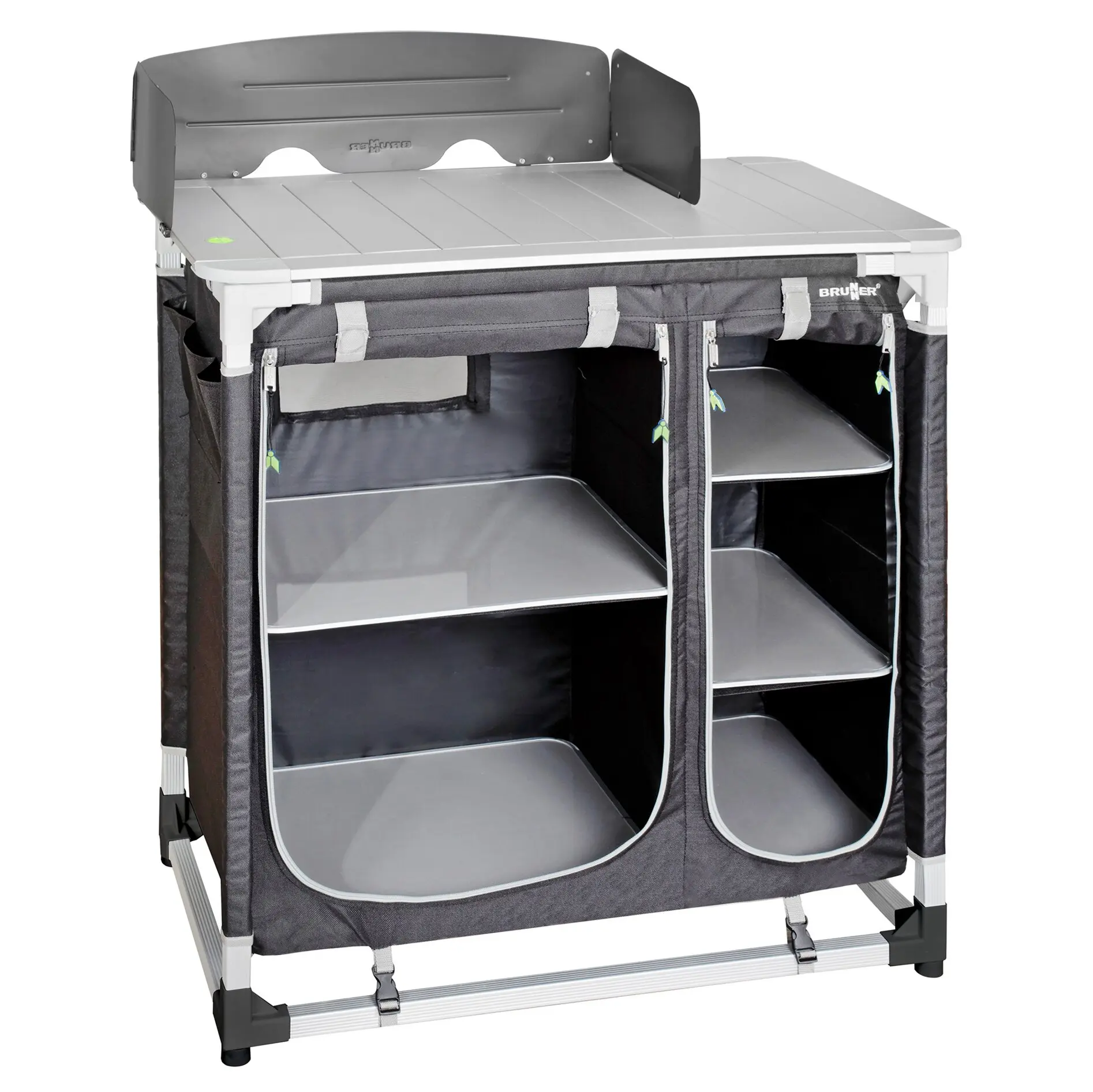 Campingschrank Azabache, schwarz, Azabache CT Square