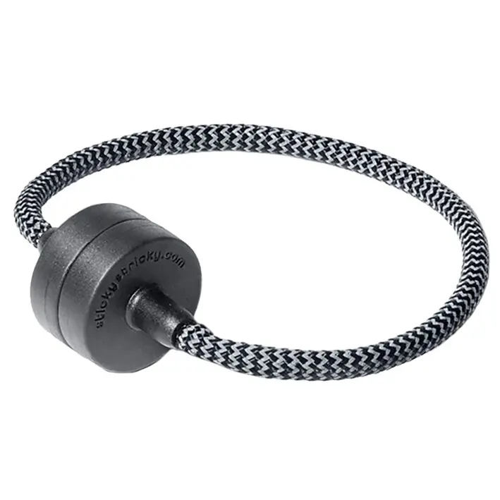 Magnetschnur reflektierend S, 20 cm schwarz