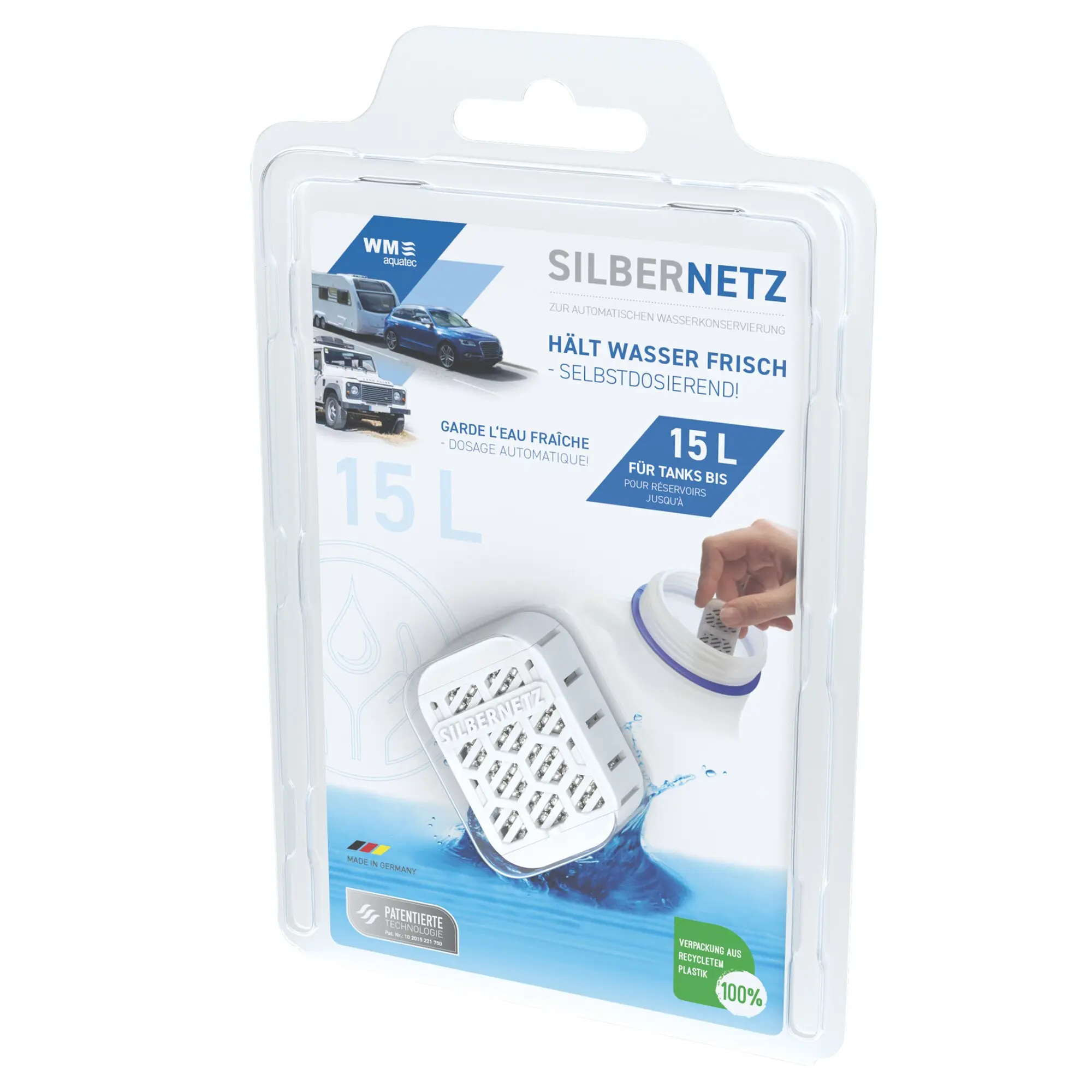 Silbernetz flex Wasserkonservierung für 15 l Tank