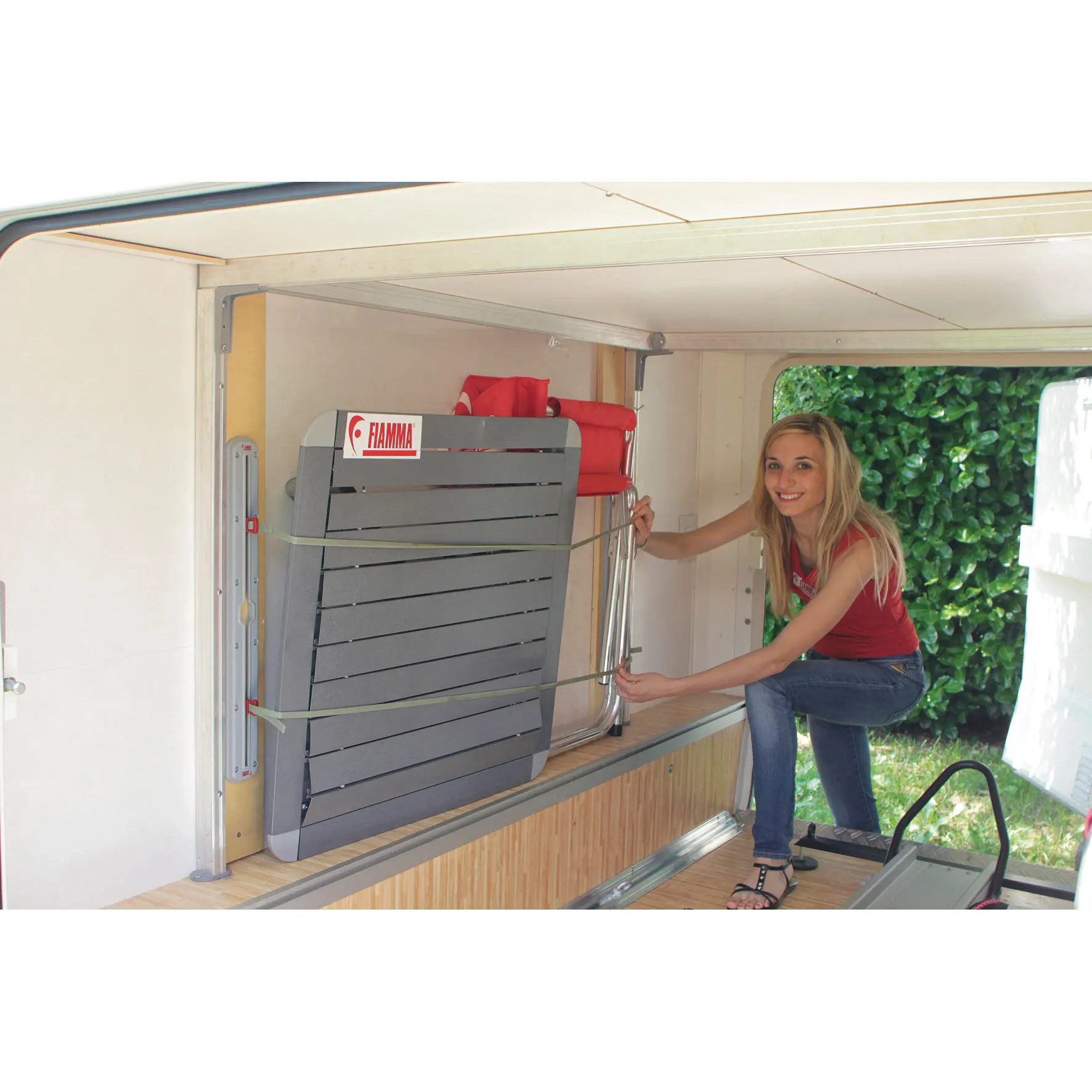 Cargo Strap System for Rear Garage