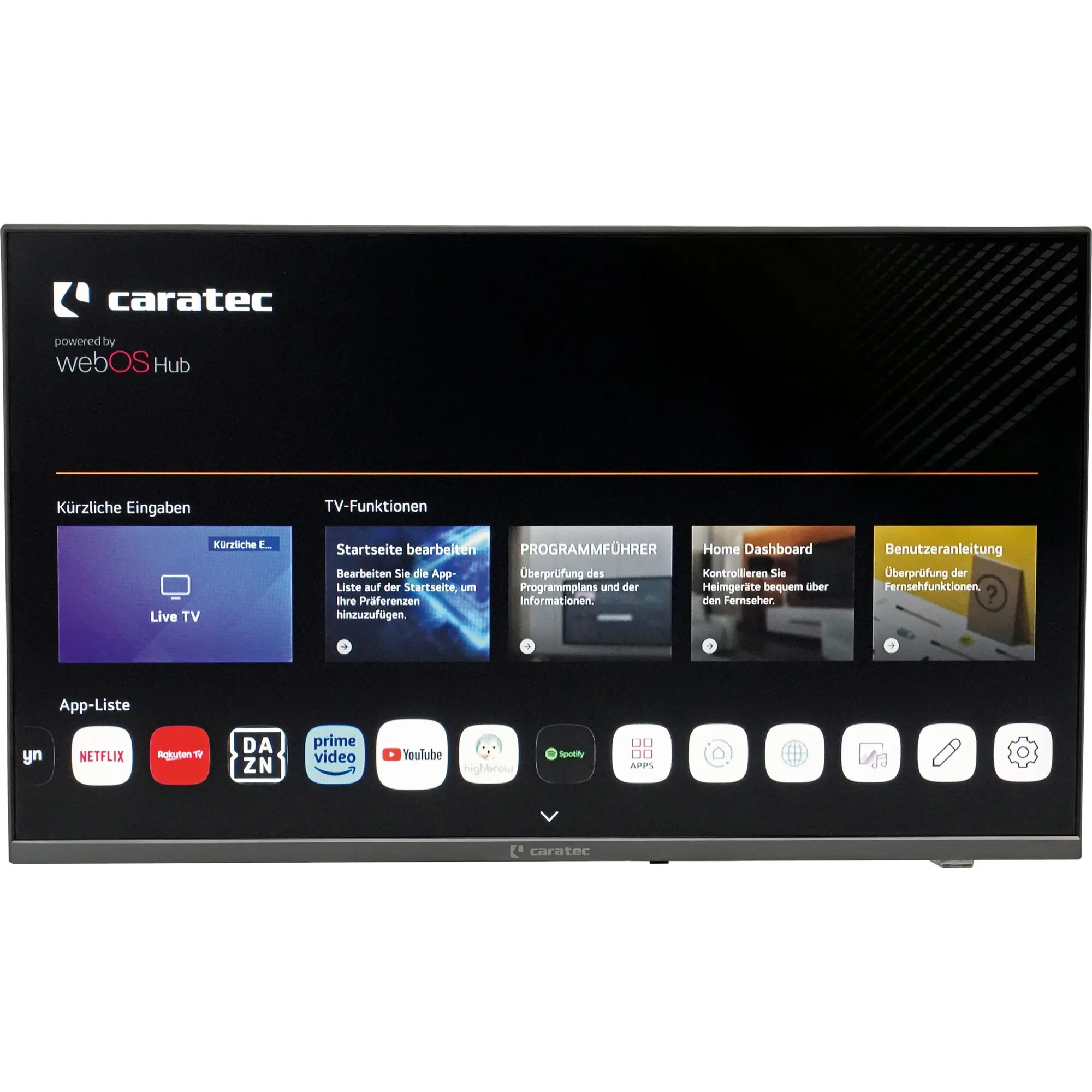 TFT-LED-Flachfernsehgerät mit webOS Caratec Vision Smart-TV, 21,5" (55 cm)