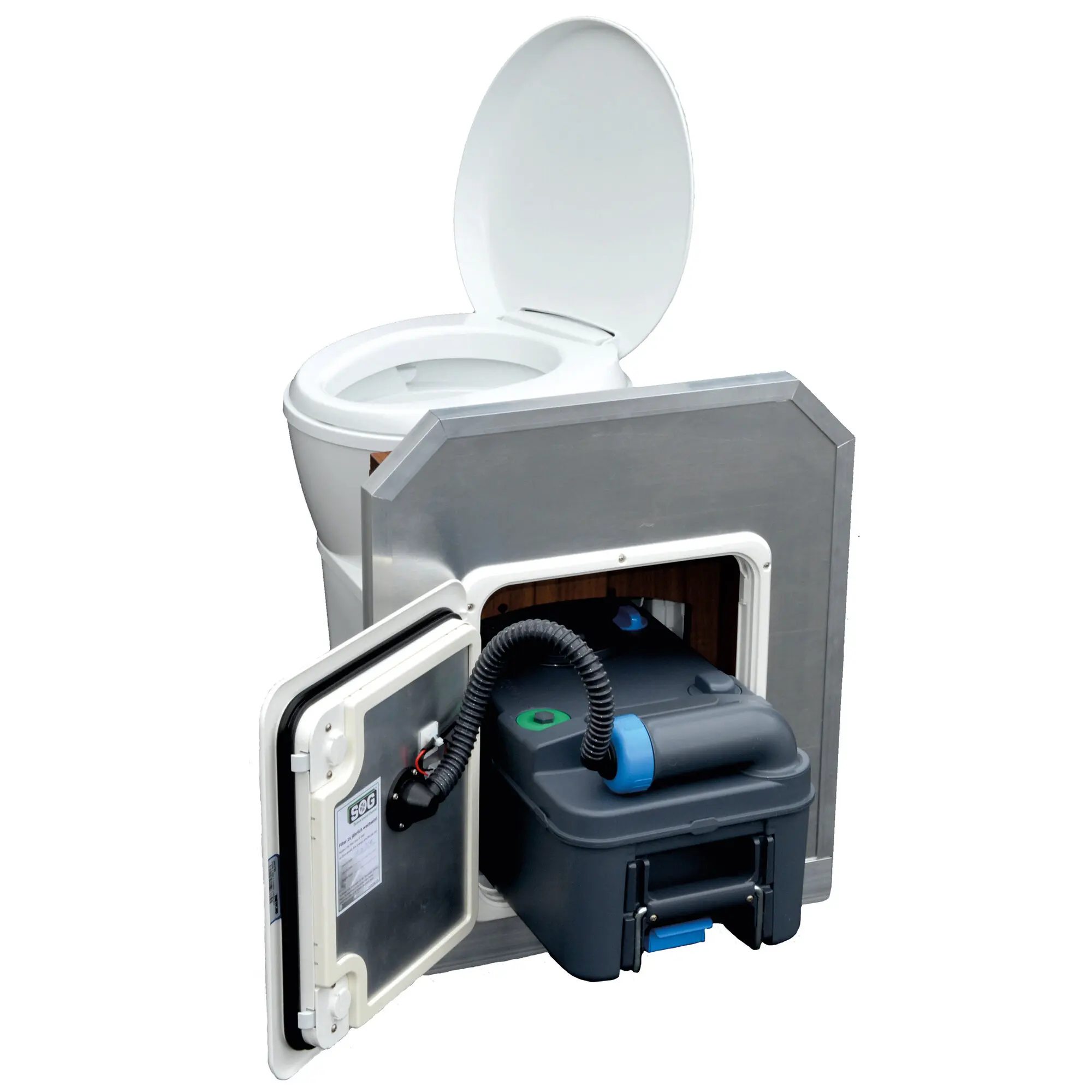 Elektrische WC-Entlüftung für C220, Türvariante weiß