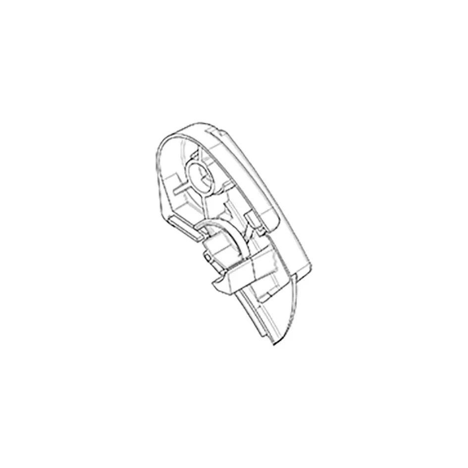 End caps for Dometic PR2500, right-hand, anodised, electric