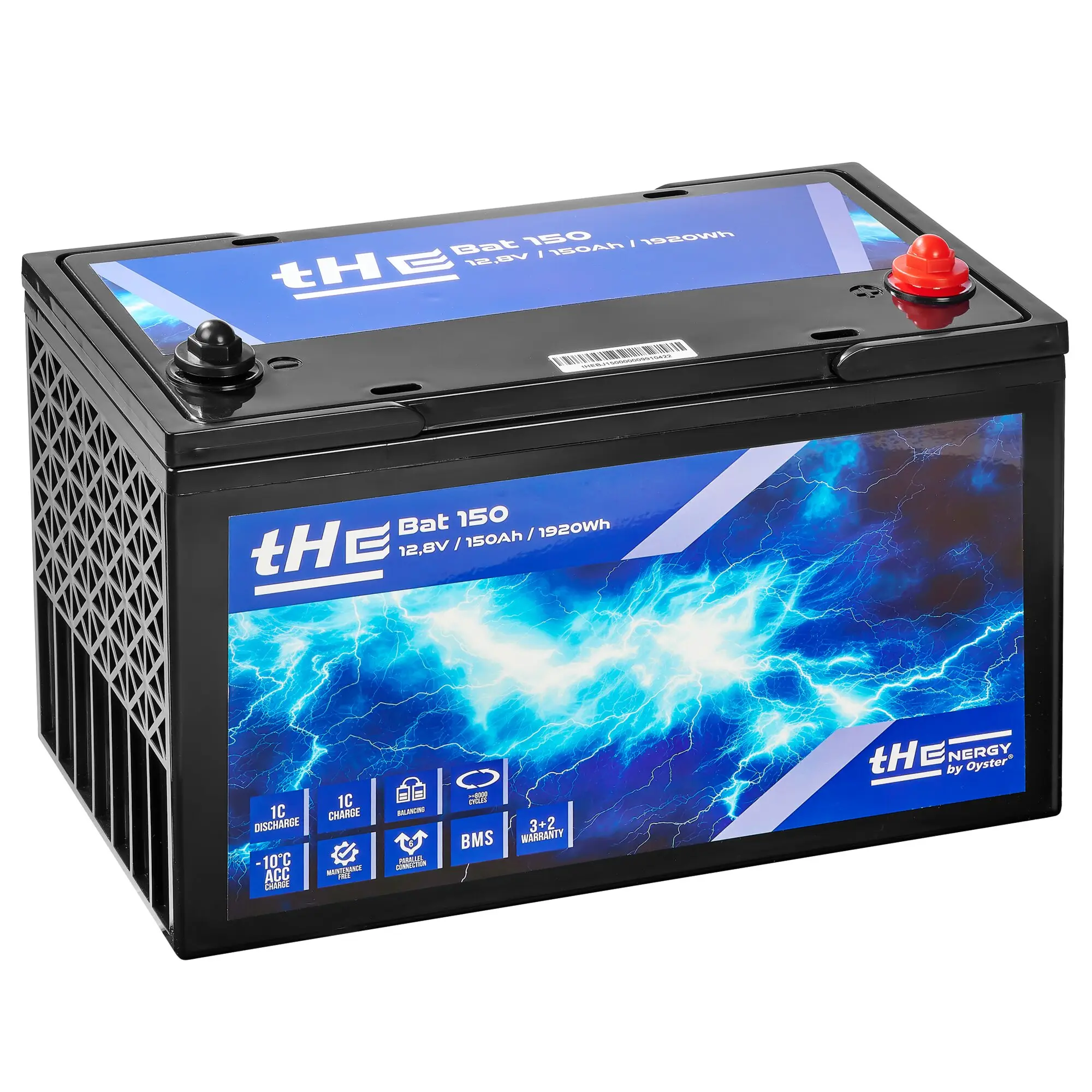 Lithium Batterie LiFePO4 tHE Bat 150, 12,8 V, 150 Ah