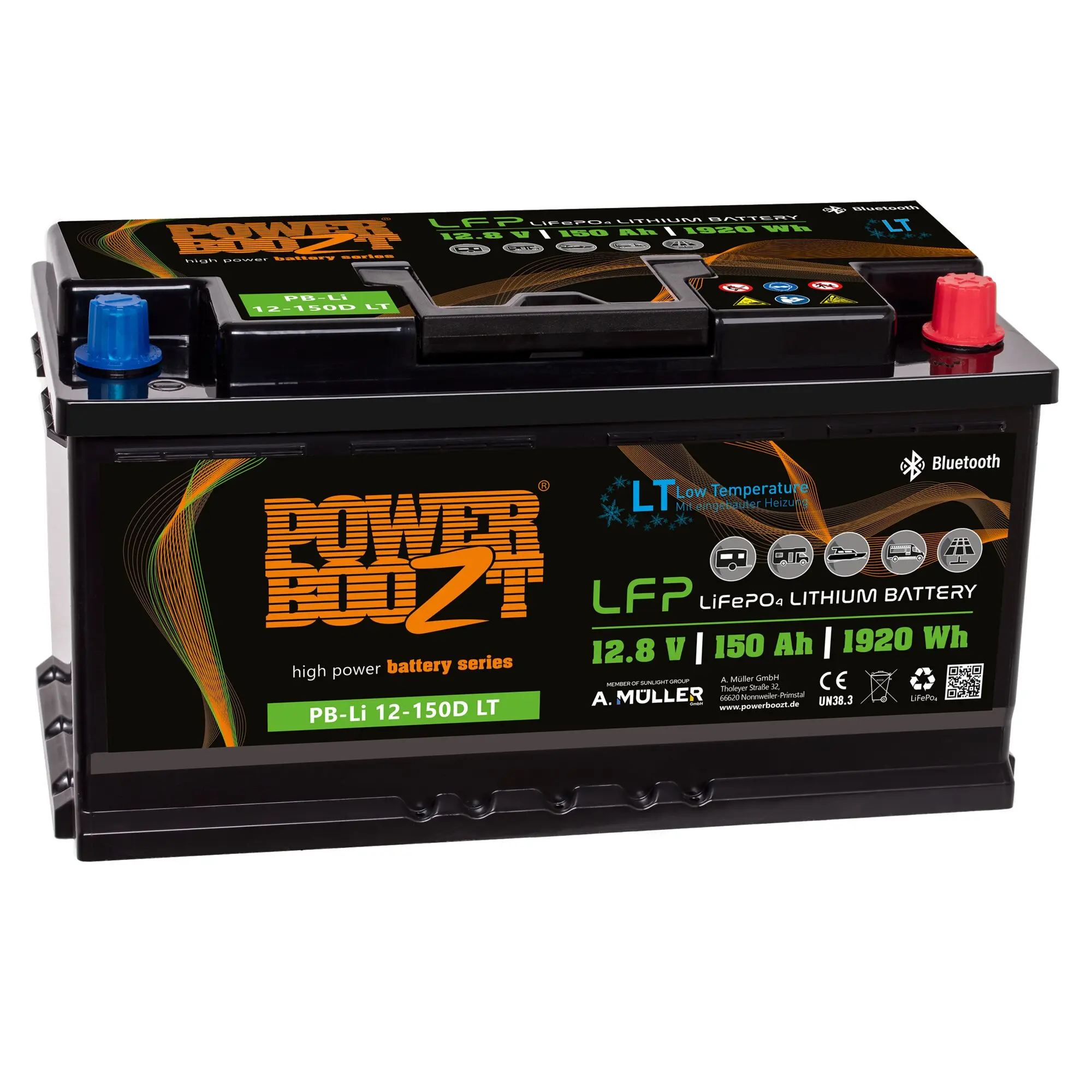Lithium Kaltwetterbatterie, 150 Ah