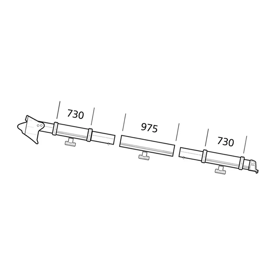 Clamping Profile Thule Residence/Panorama, left-hand