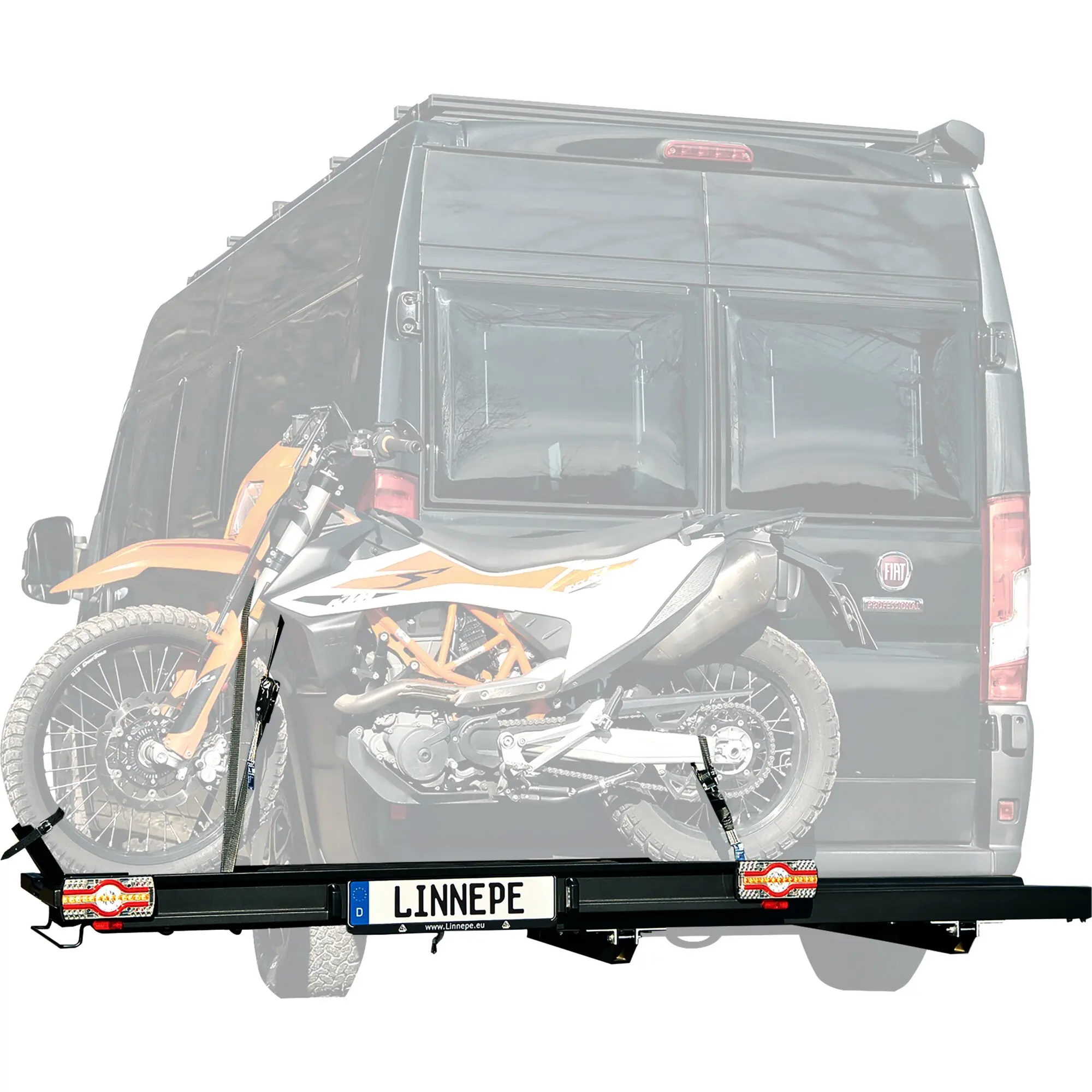 Lastenträger SlidePort - Black Edition - für Fiat Ducato ab Bj. 2006/07 - Überhang 1000 mm