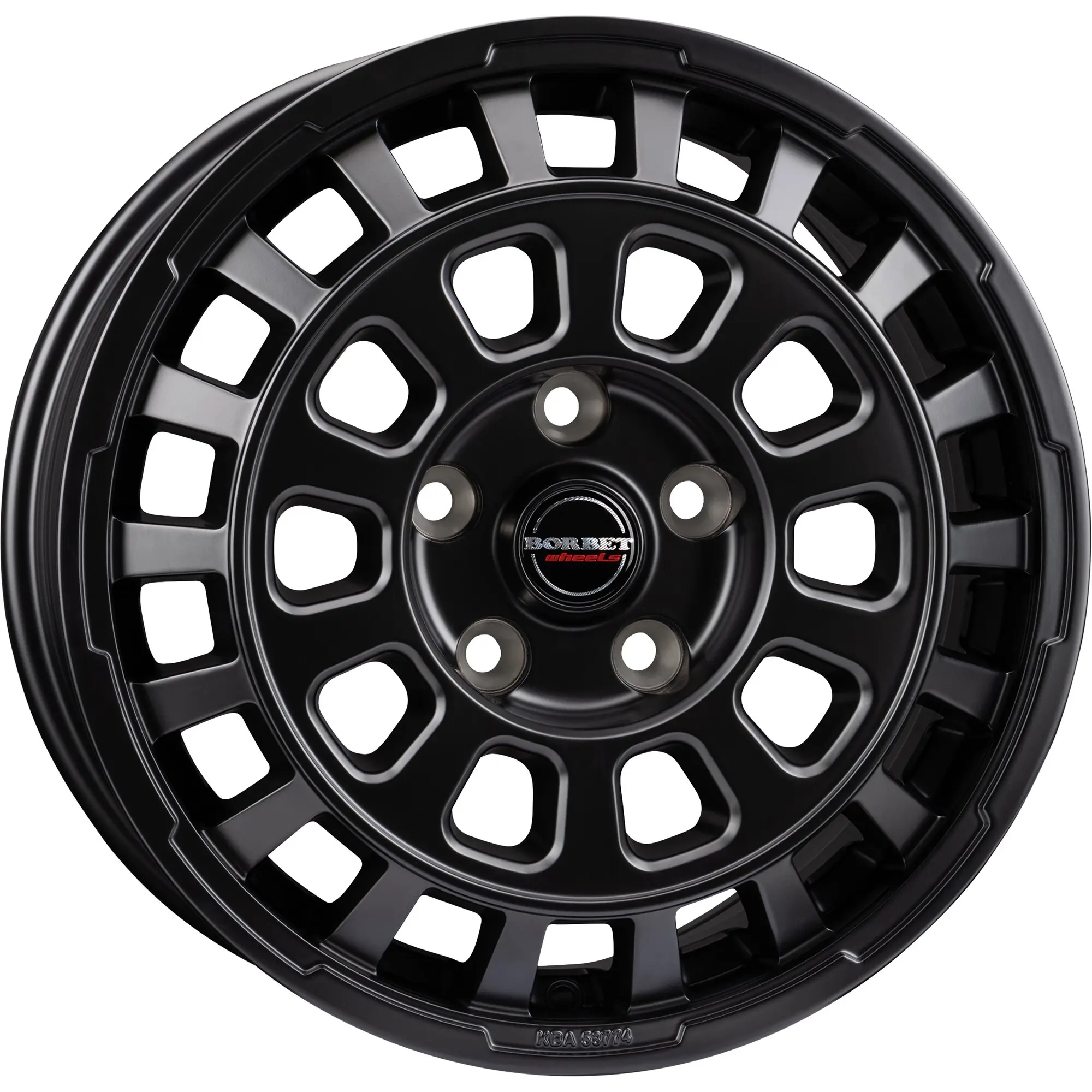 Aluminiumfelge CW7 für Fiat Ducato mit Light-Chassis, 1250 kg, black matt, 7,5 x 18"