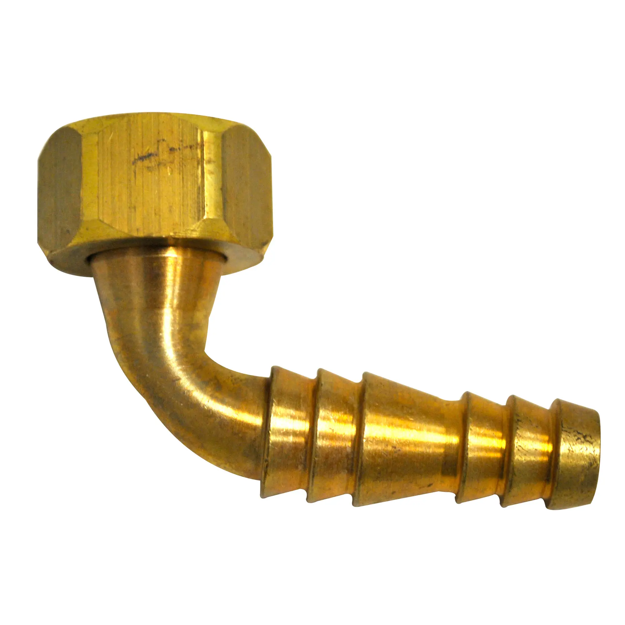 Schlauchtülle Messing, 90°