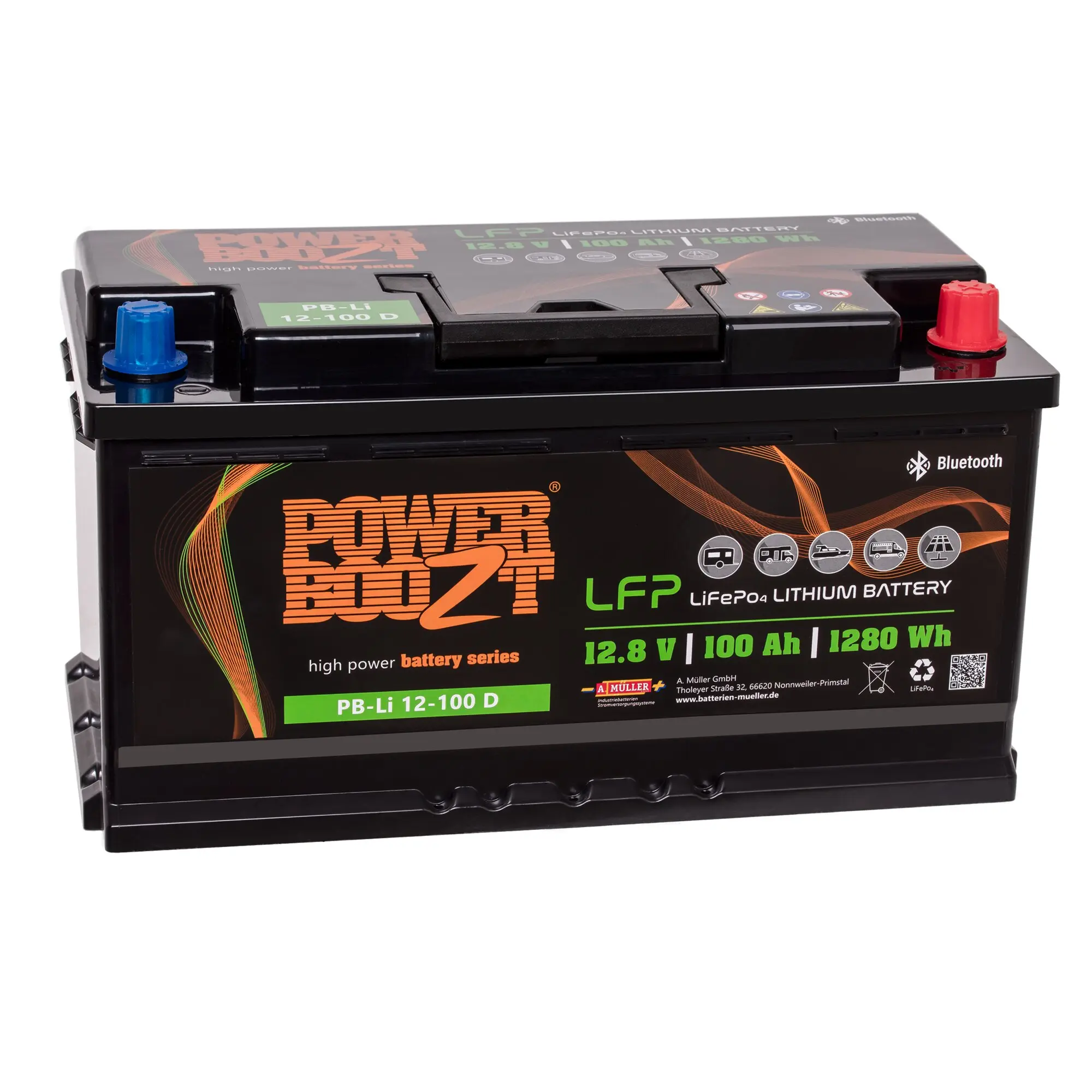 Lithium Batterie LiFePO4, 100 Ah