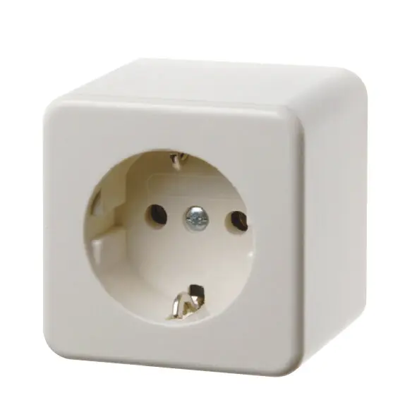 Steckdose Schuko Aufputz, 1-fach