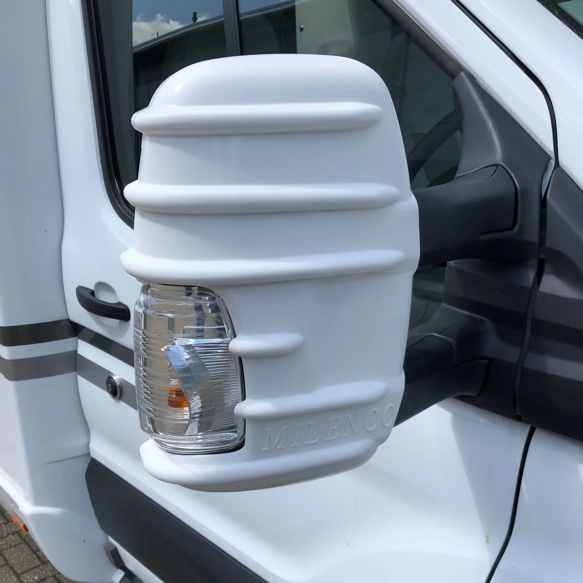 Spiegelschutz Ford Transit, weiß