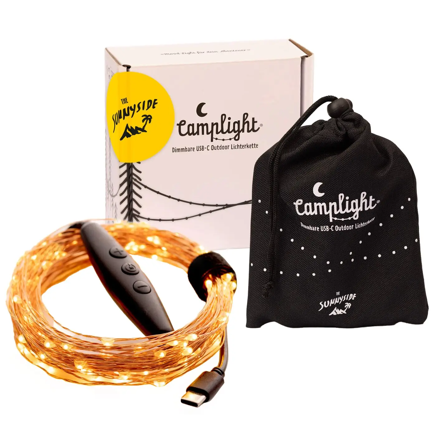Outdoor-Lichtgerkette Camplight USB