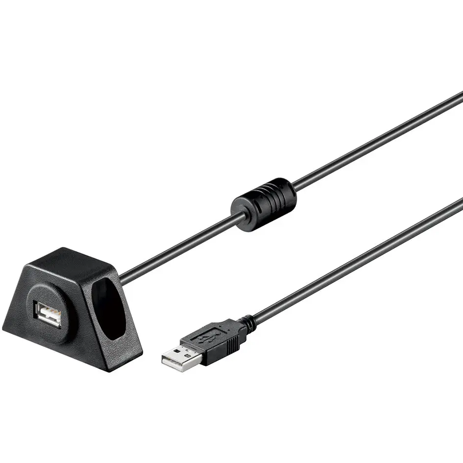 USB-Verlängerung 2 m mit Einbaubuchse