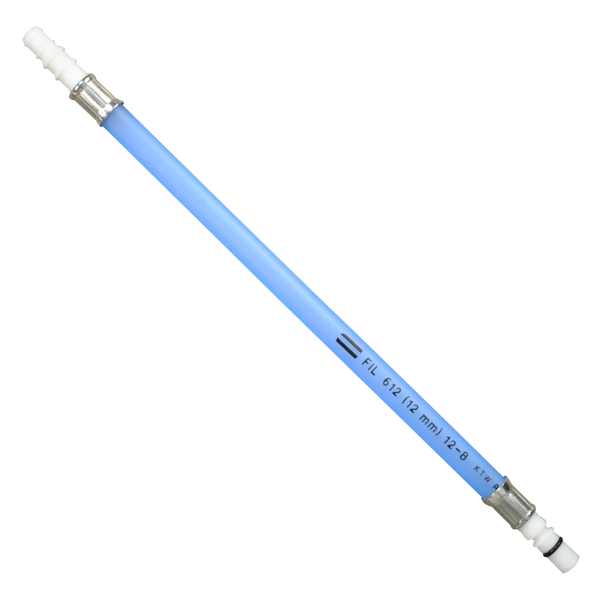 Flexibler Anschluss, blau