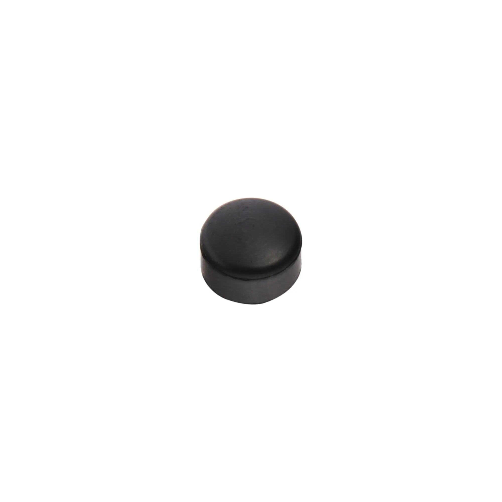 Schwarzer zylindrischer Silentblock mit rundem Deckel, Durchmesser 15 mm, für CAN-Kocher und Kombinationen