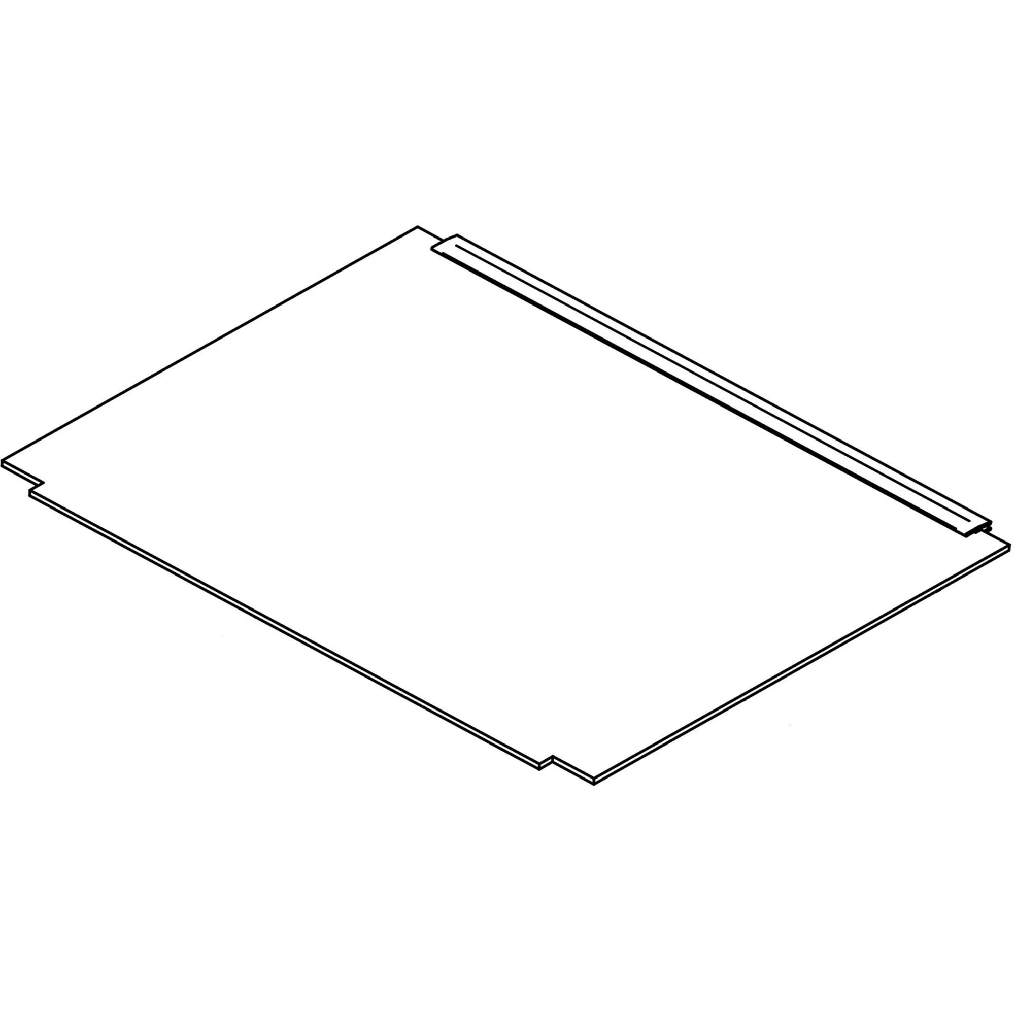 Casing Plate Top Thule Slide-Out G2 Ducato 550