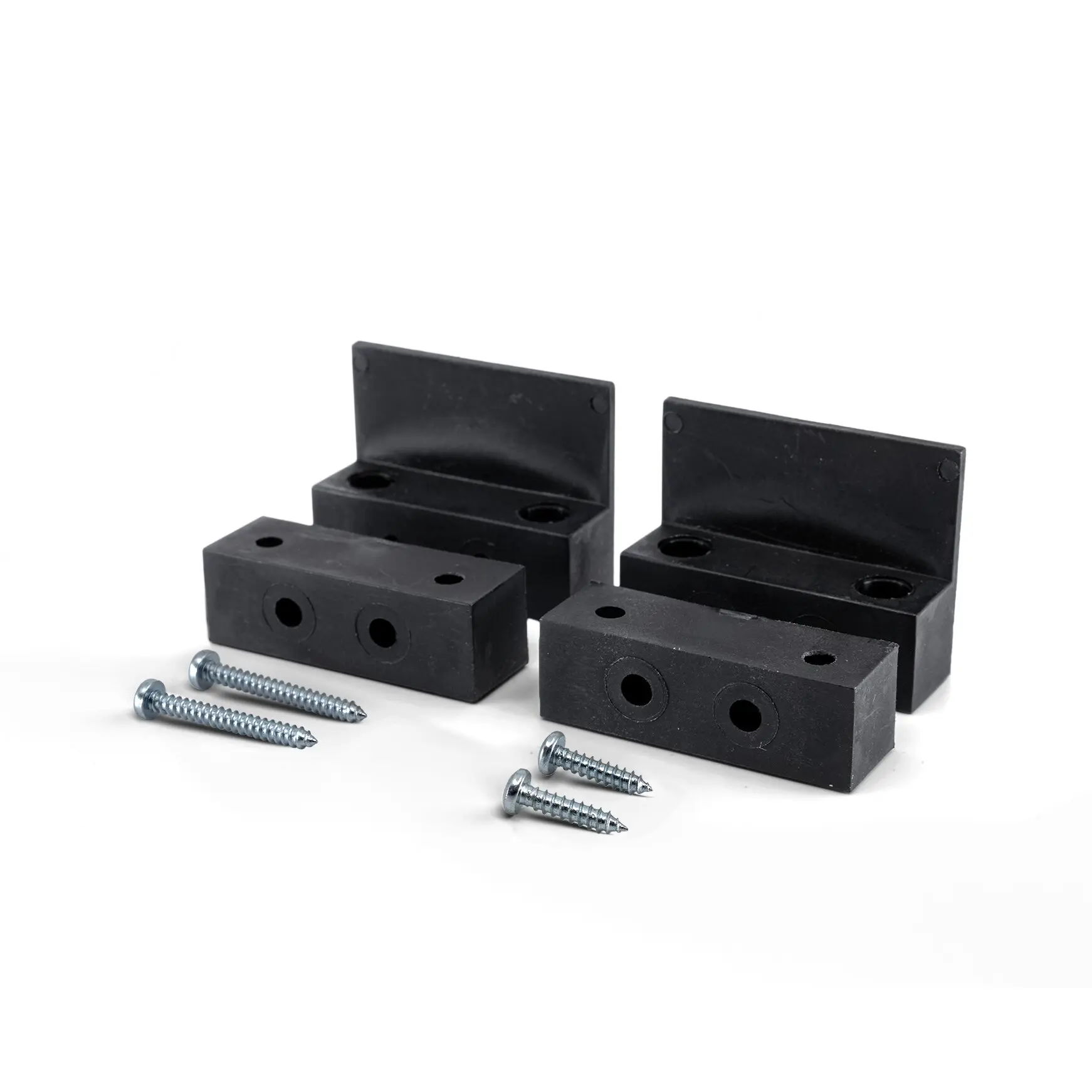 Montageadapter (2 Paar), schwarz