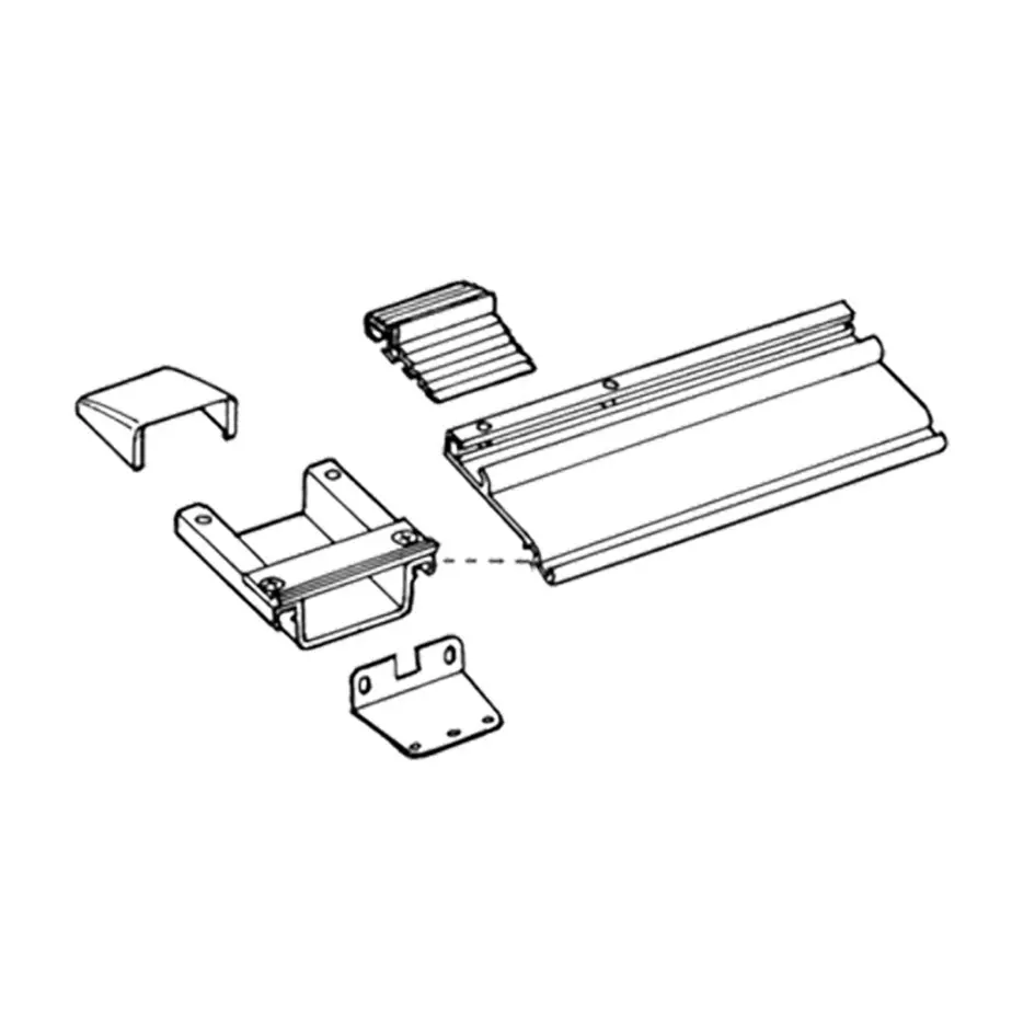 Montagesatz Serie 6 für 3 Schienen