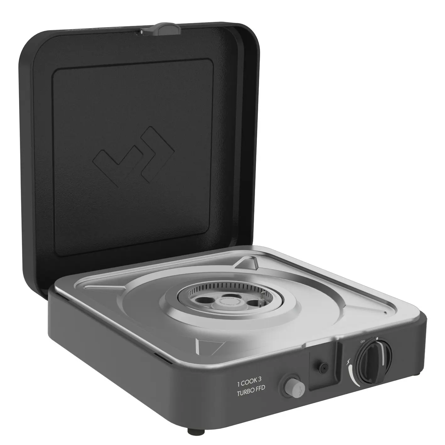 Gaskocher 1 Cook Turbo FFD Flat Plate, 30 mbar