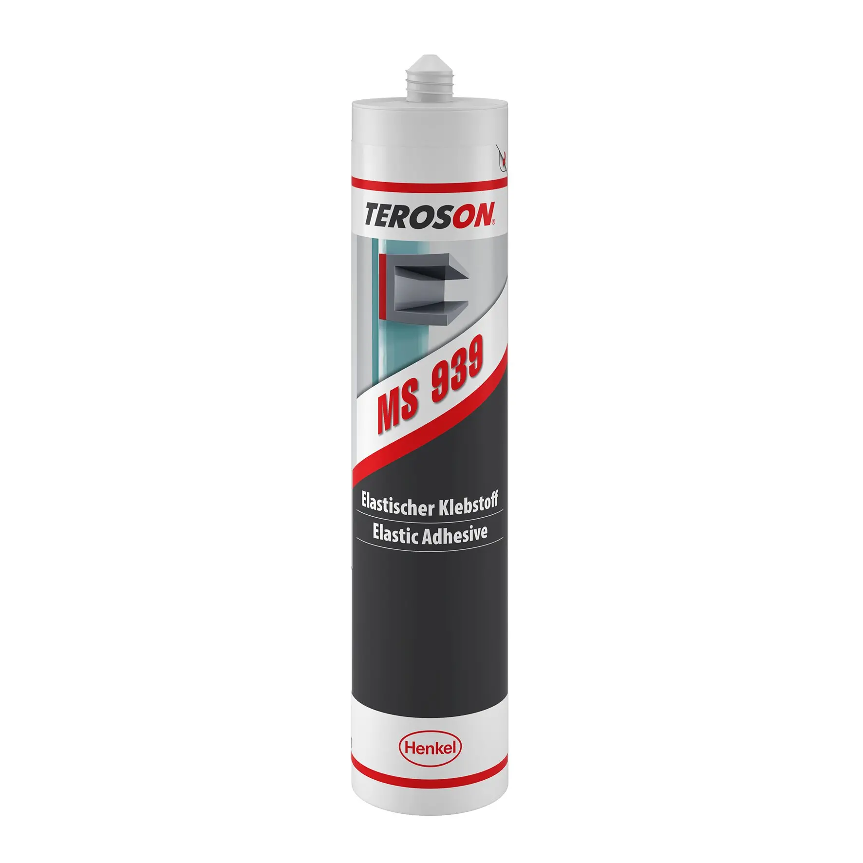 Klebstoff TEROSON® MS 939, schwarz