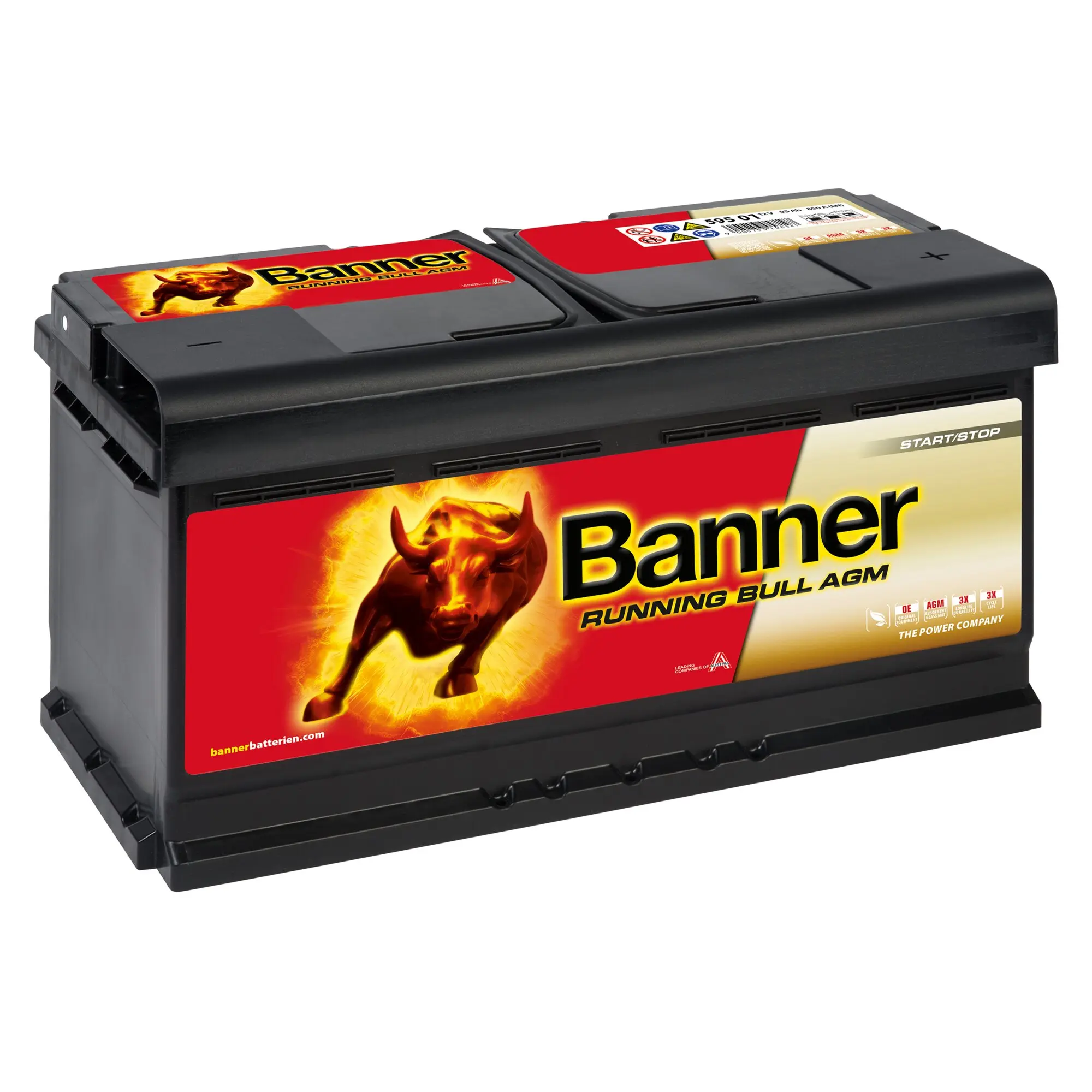 Running Bull AGM Batterie, 70 Ah