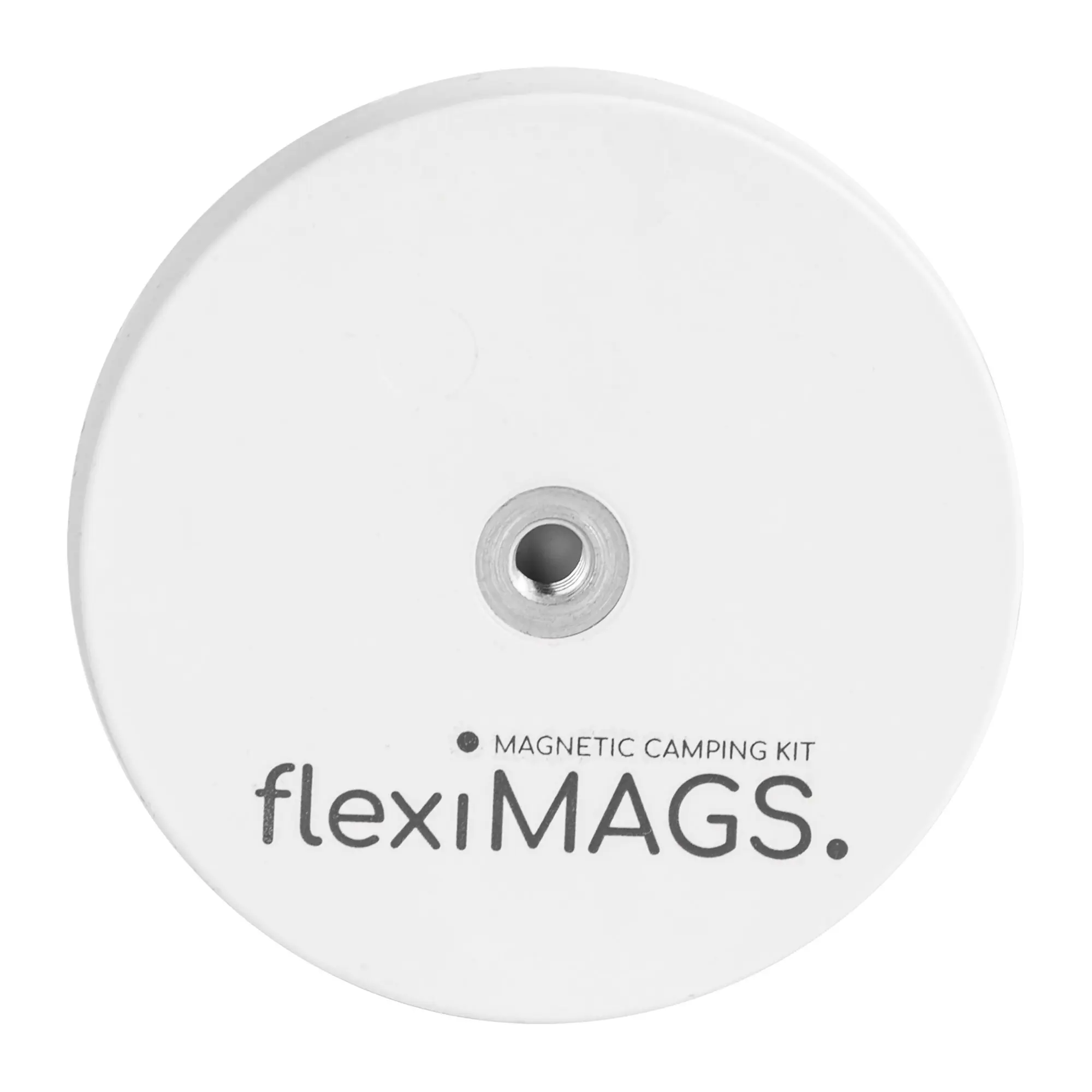 Magnet rund flexiMAGS, weiß, 57 mm