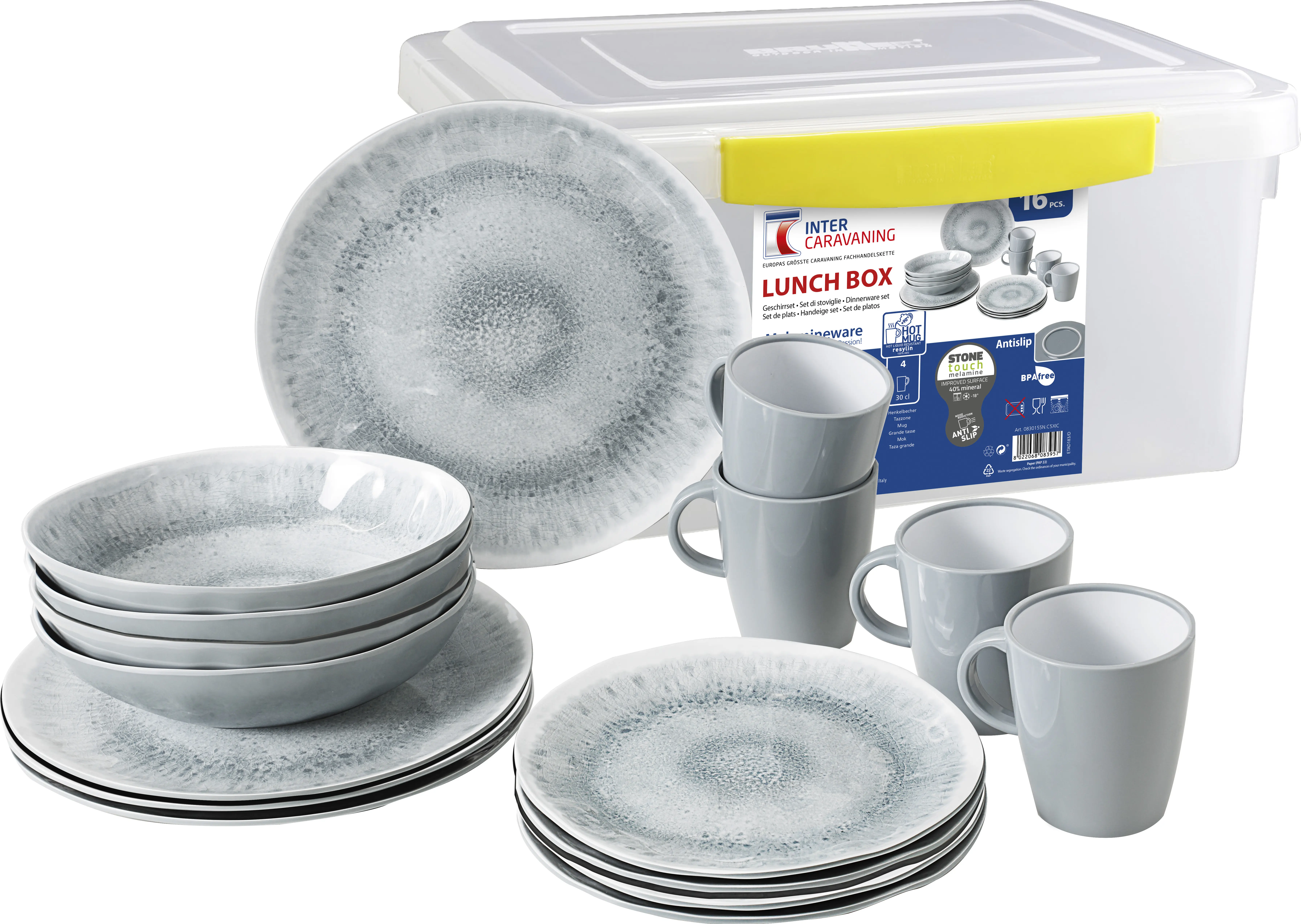 Pearl Geschirrset, 16-teilig (InterCaravaning Edition)
