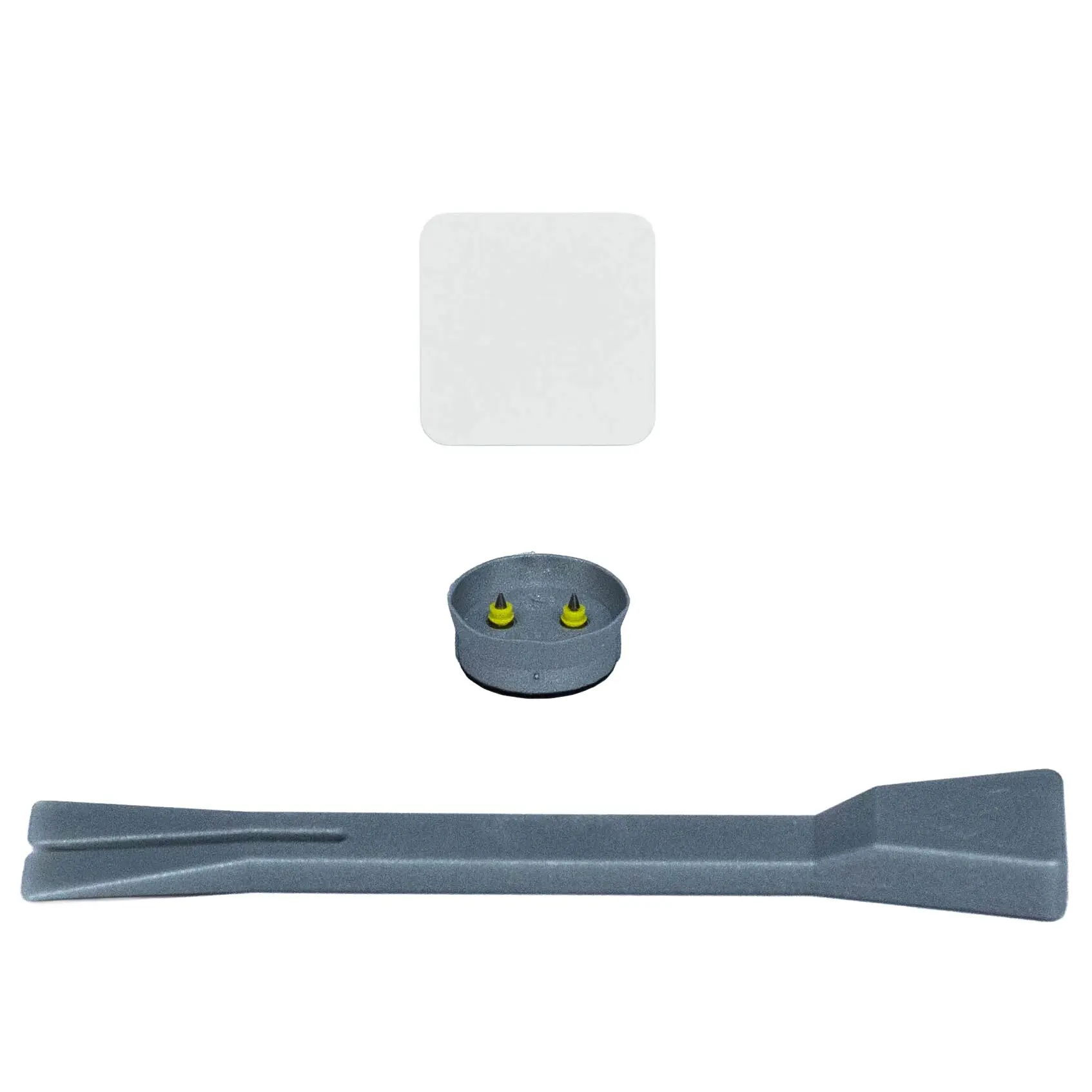 Trägerplatte mit Magnet MagSpike Set S Quadrat, weiß